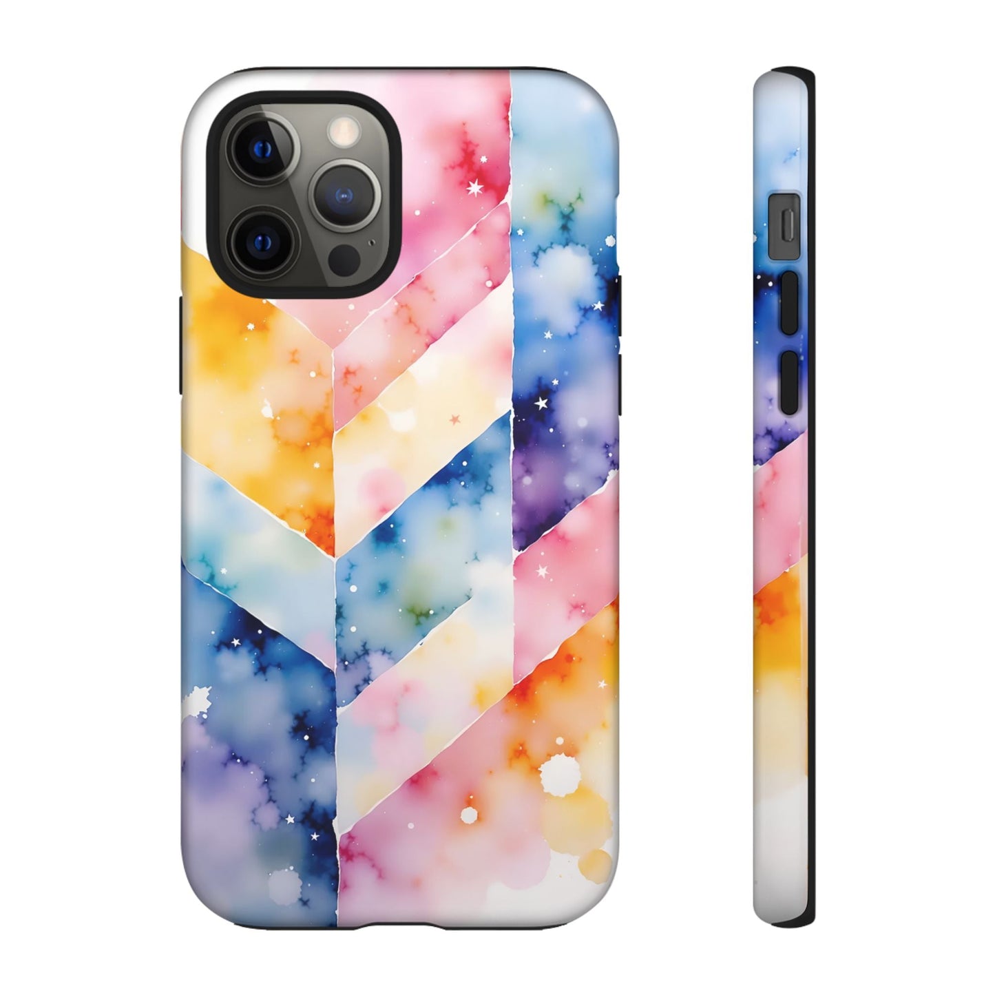 iphone case Cosmic Chevron Watercolor iPhone 12 Pro