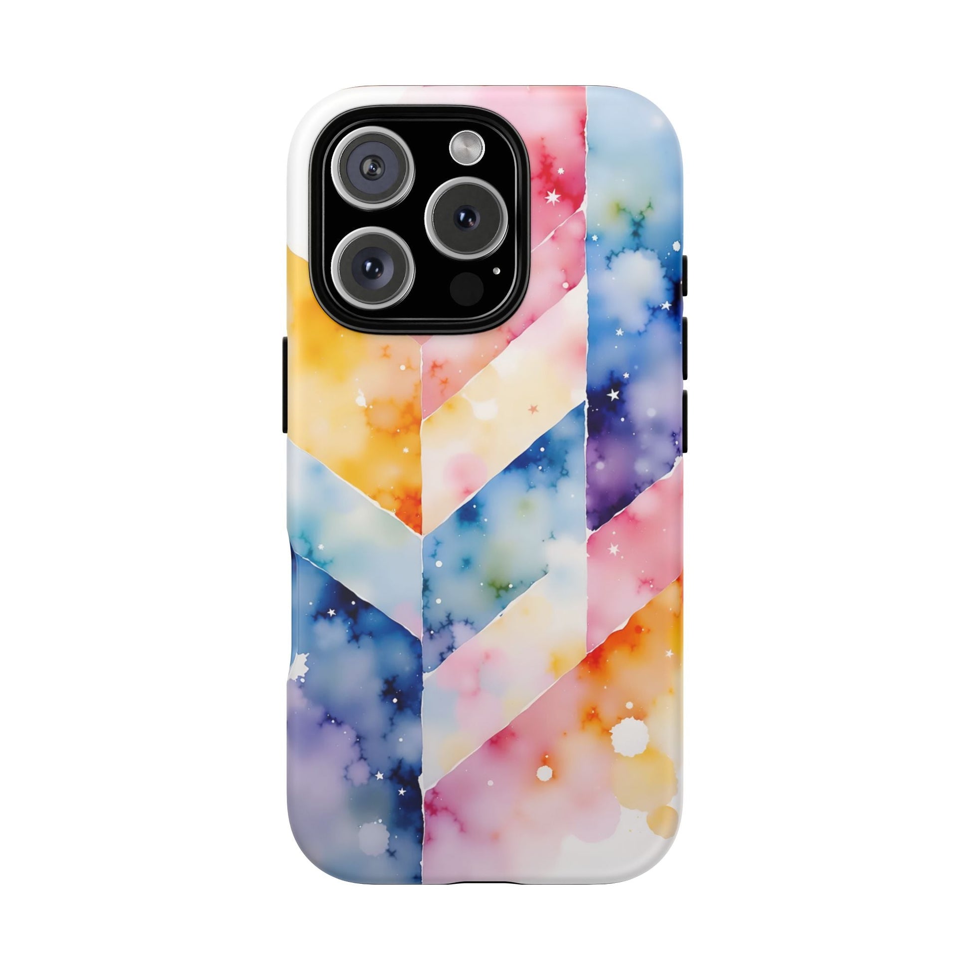 iphone case Cosmic Chevron Watercolor iPhone 16 Pro