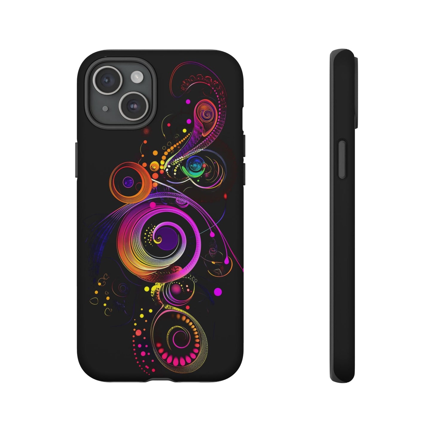iphone case Cosmic Neon Spiral iPhone 15 Plus
