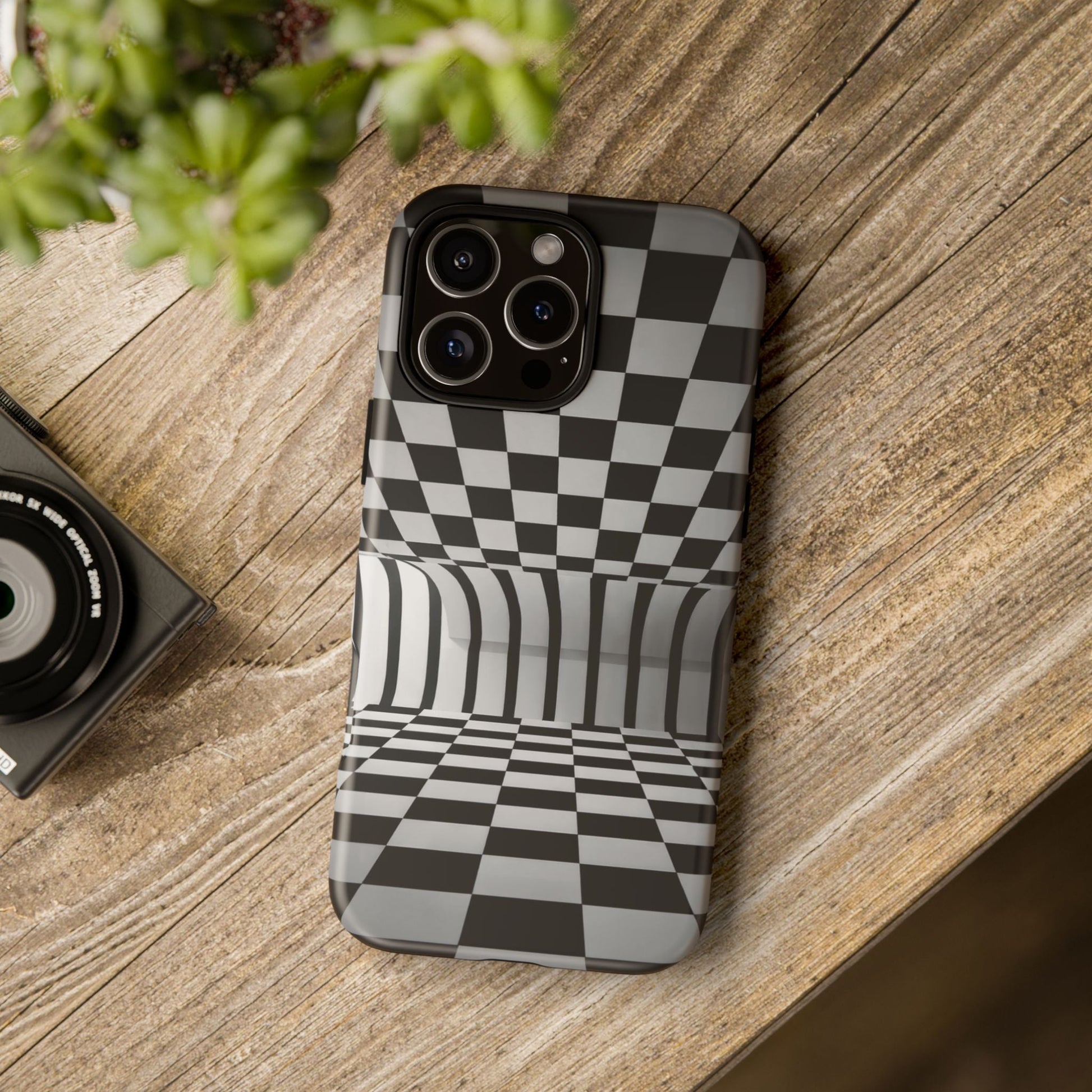 iphone case Curved Checkered Infinity