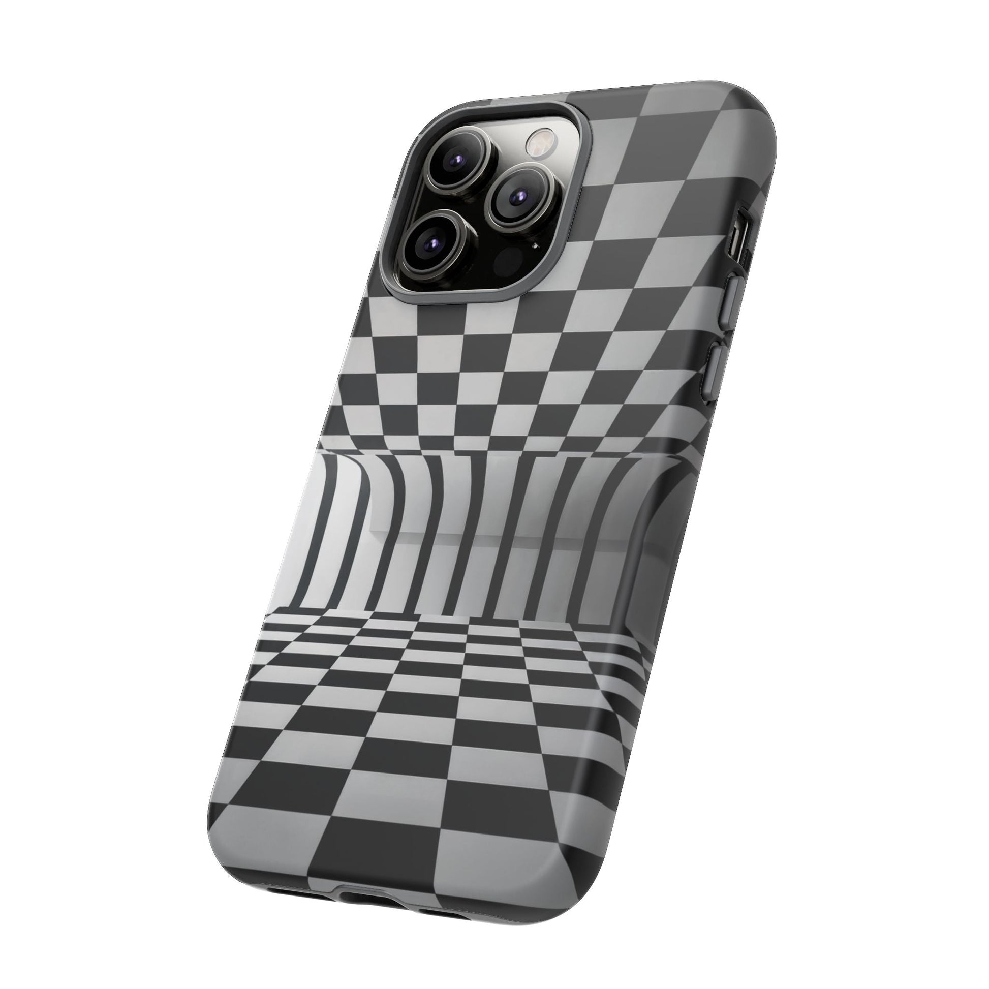 iphone case Curved Checkered Infinity