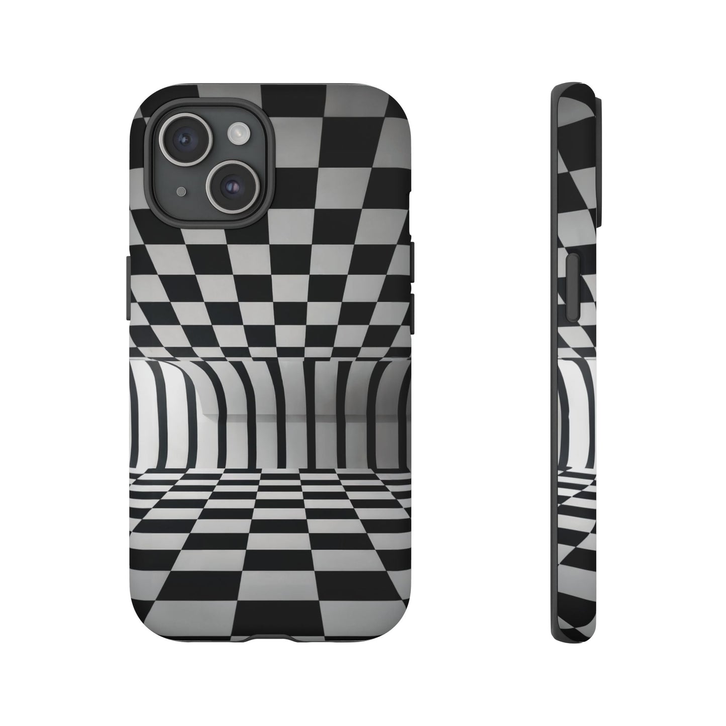 iphone case Curved Checkered Infinity iPhone 15