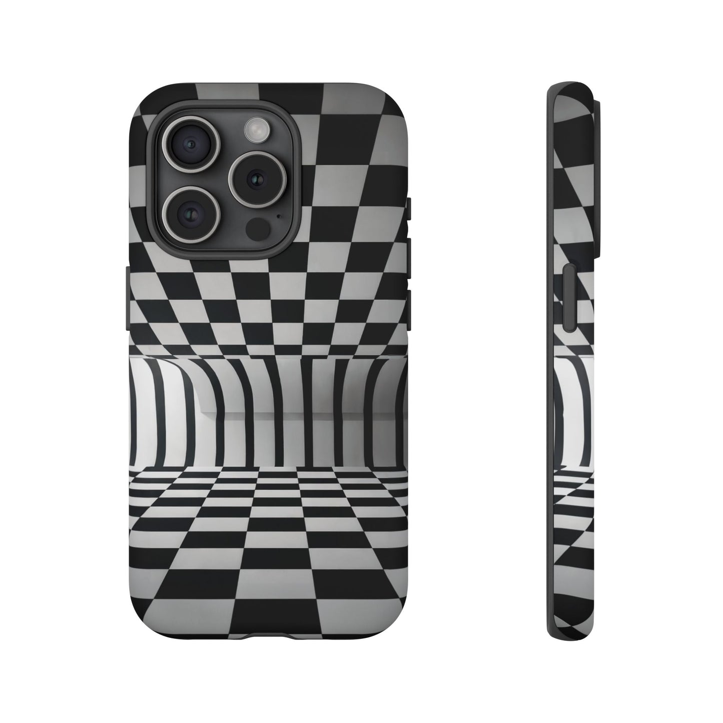 iphone case Curved Checkered Infinity iPhone 15 Pro