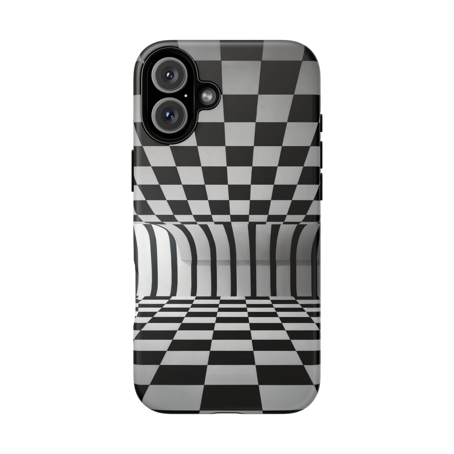 iphone case Curved Checkered Infinity iPhone 16 Plus