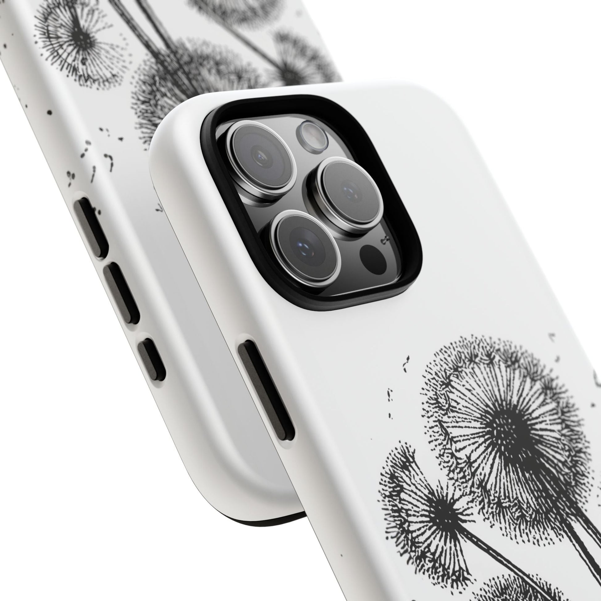 iphone case Dandelion Ink Drawing