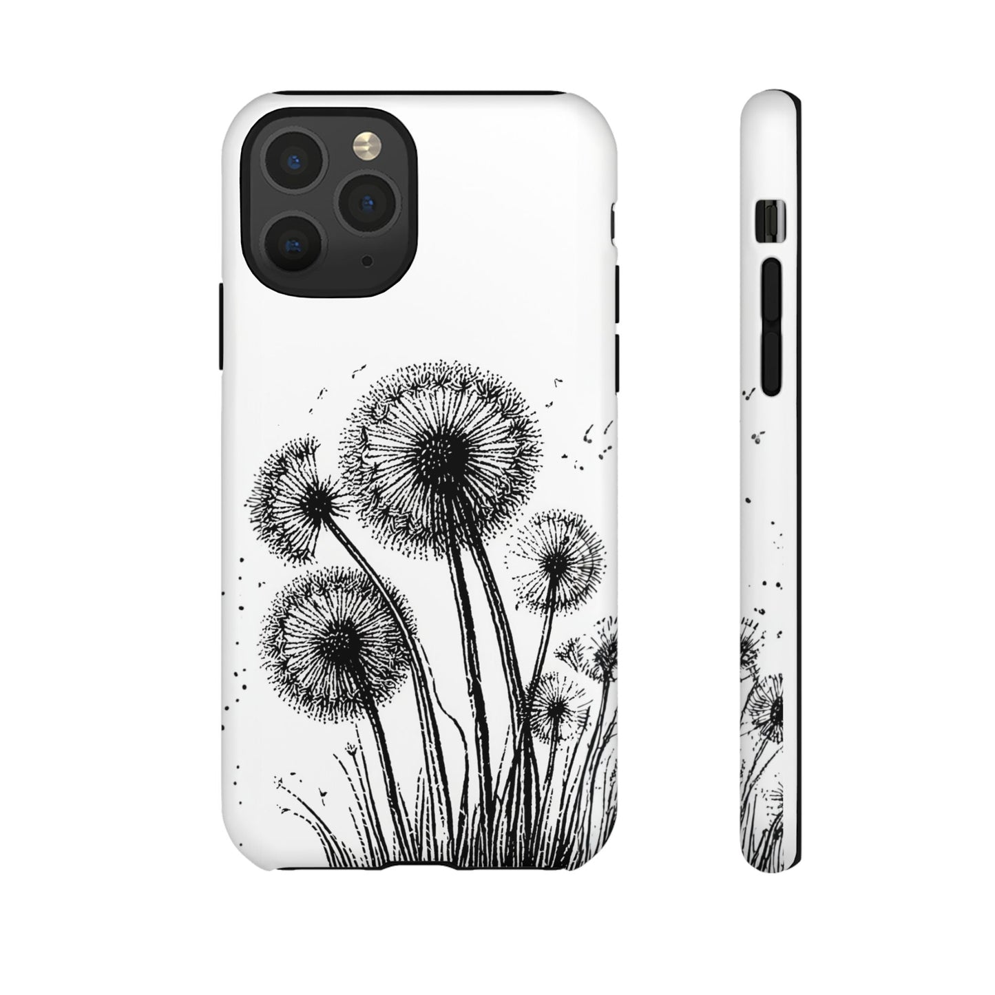 iphone case Dandelion Ink Drawing iPhone 11 Pro