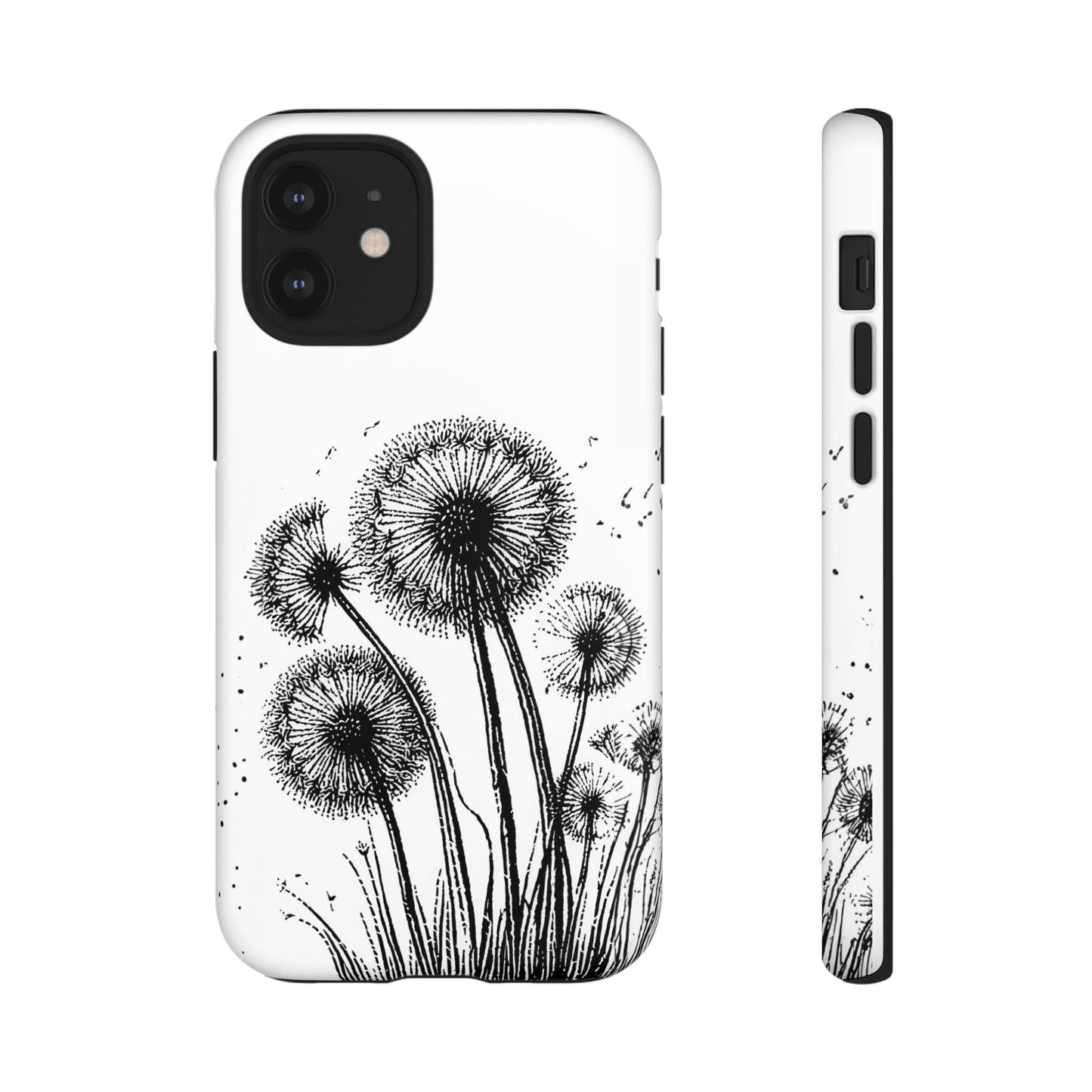 iphone case Dandelion Ink Drawing iPhone 12 Mini