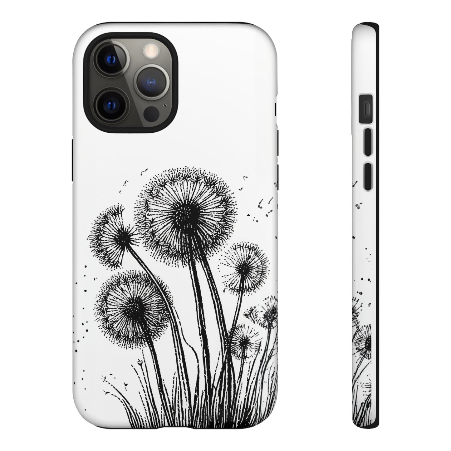 iphone case Dandelion Ink Drawing iPhone 12 Pro Max