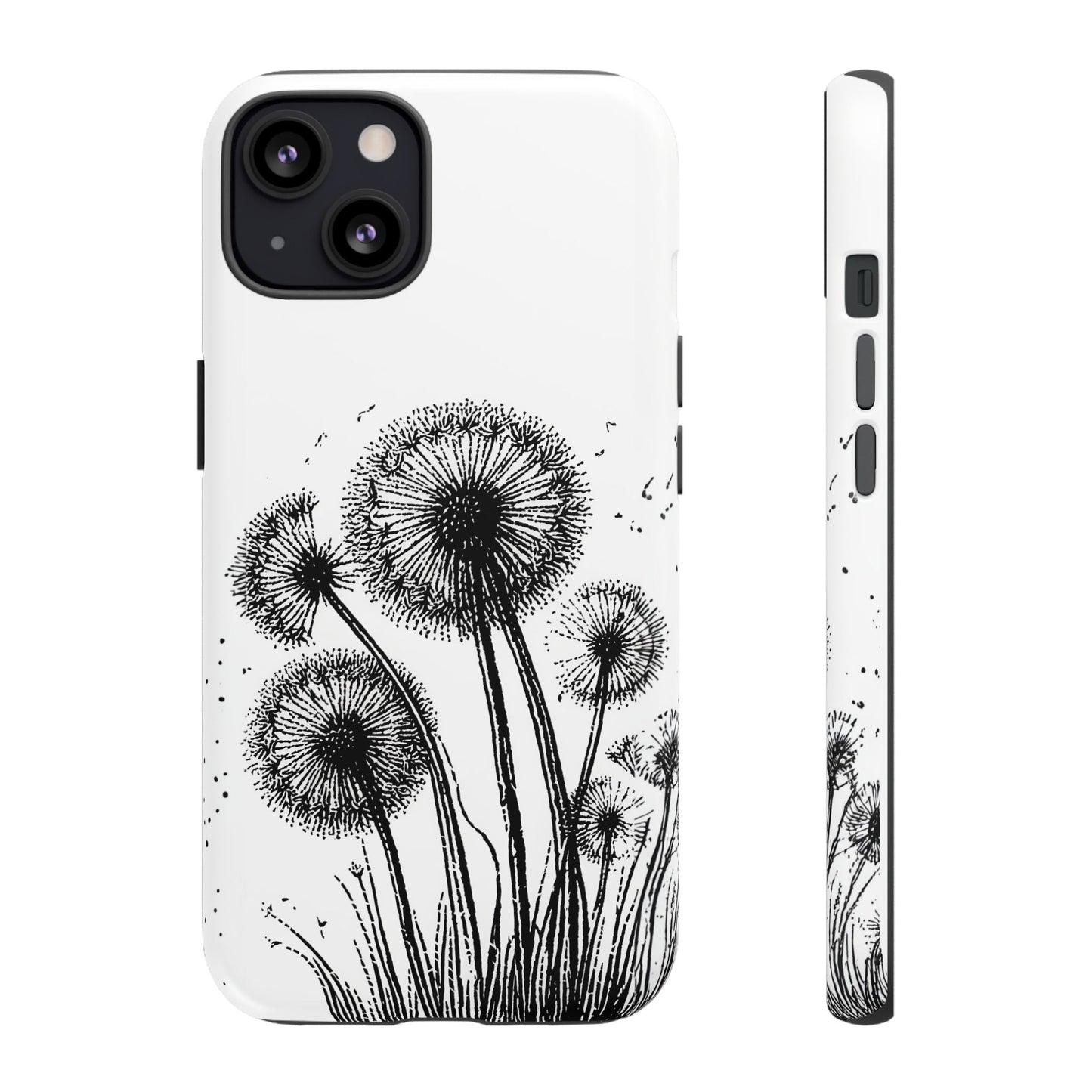 iphone case Dandelion Ink Drawing iPhone 13