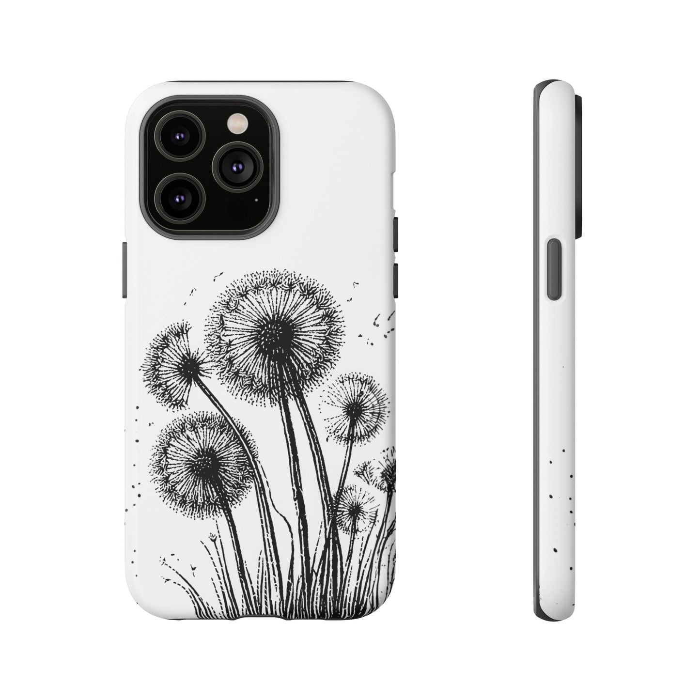iphone case Dandelion Ink Drawing iPhone 14 Pro Max