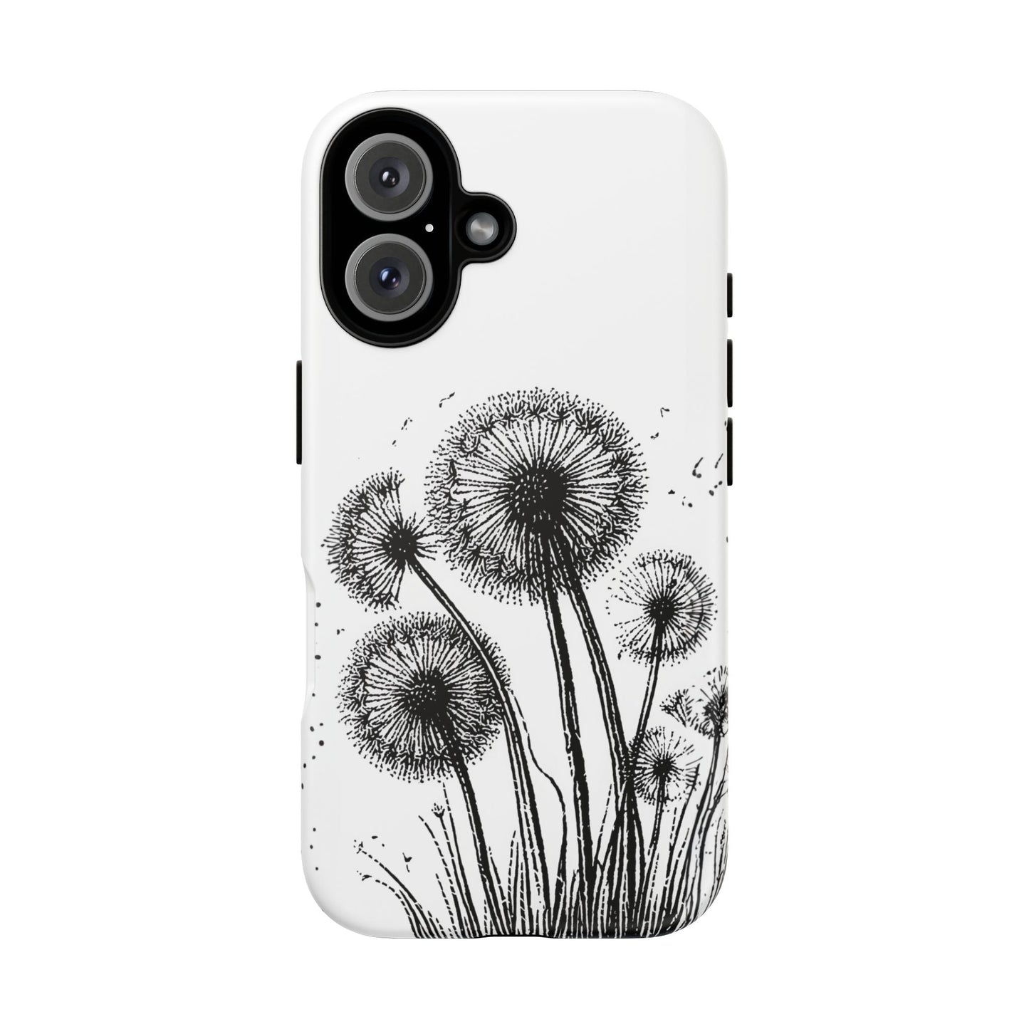 iphone case Dandelion Ink Drawing iPhone 16