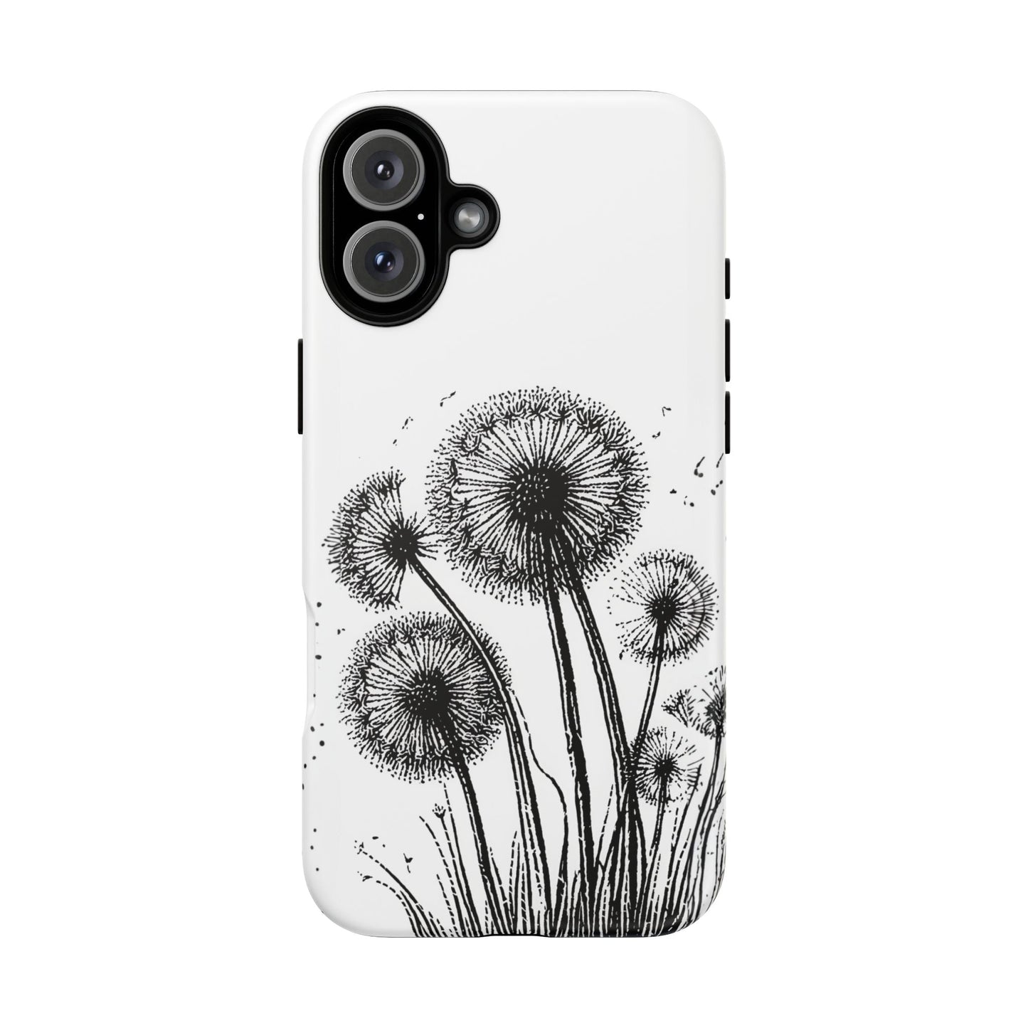 iphone case Dandelion Ink Drawing iPhone 16 Plus