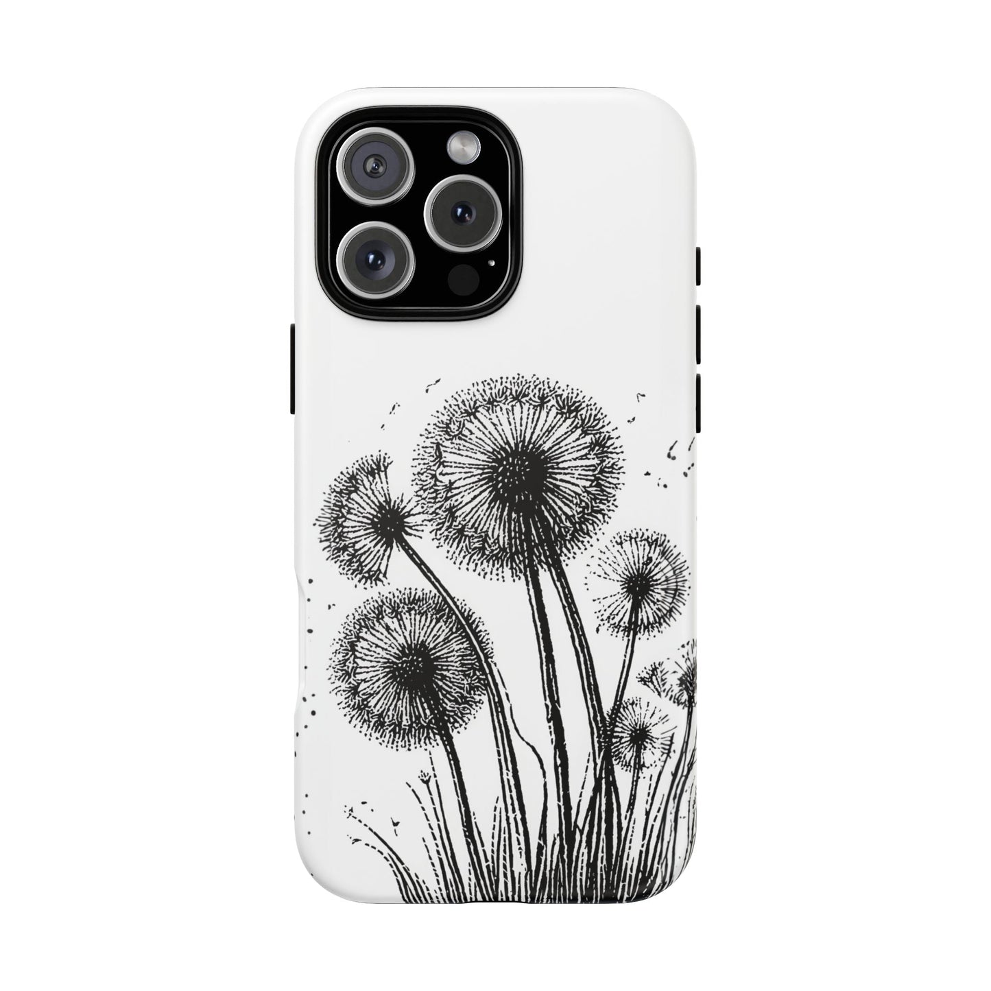iphone case Dandelion Ink Drawing iPhone 16 Pro Max