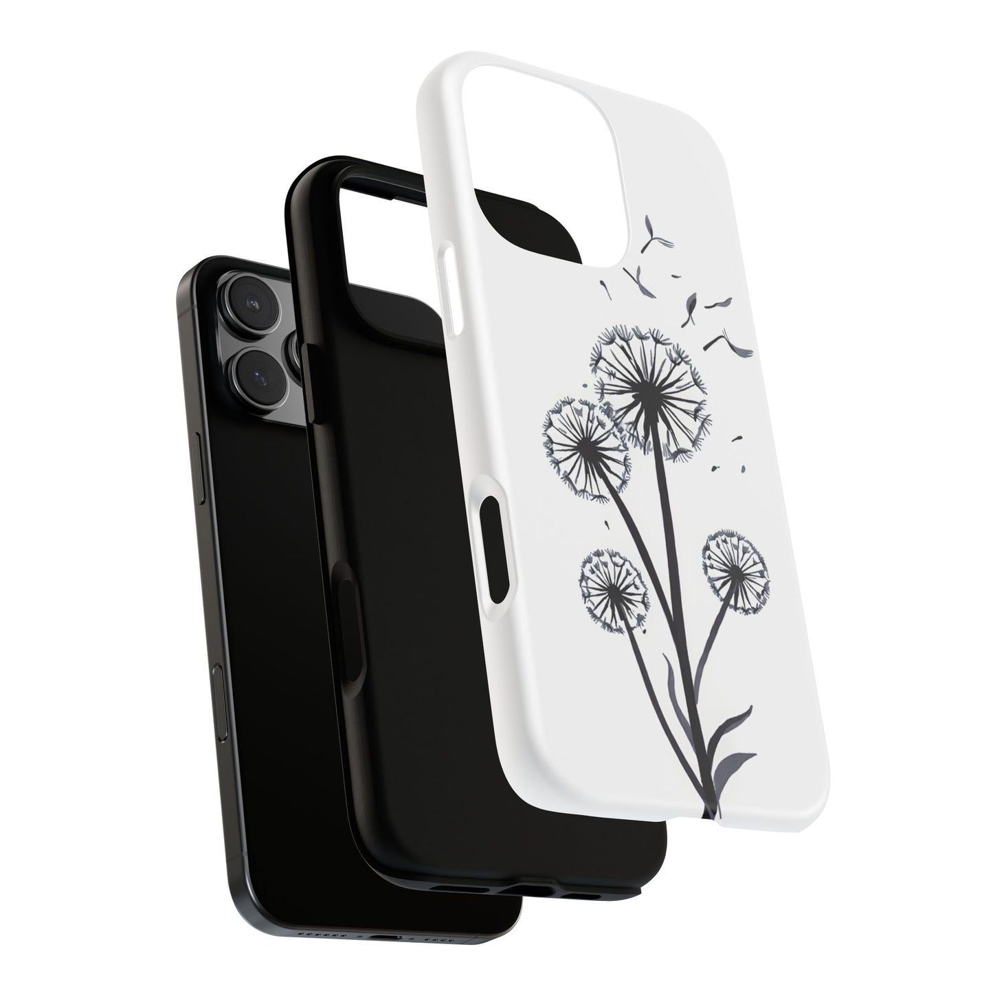 iphone case Dandelion Silhouettes