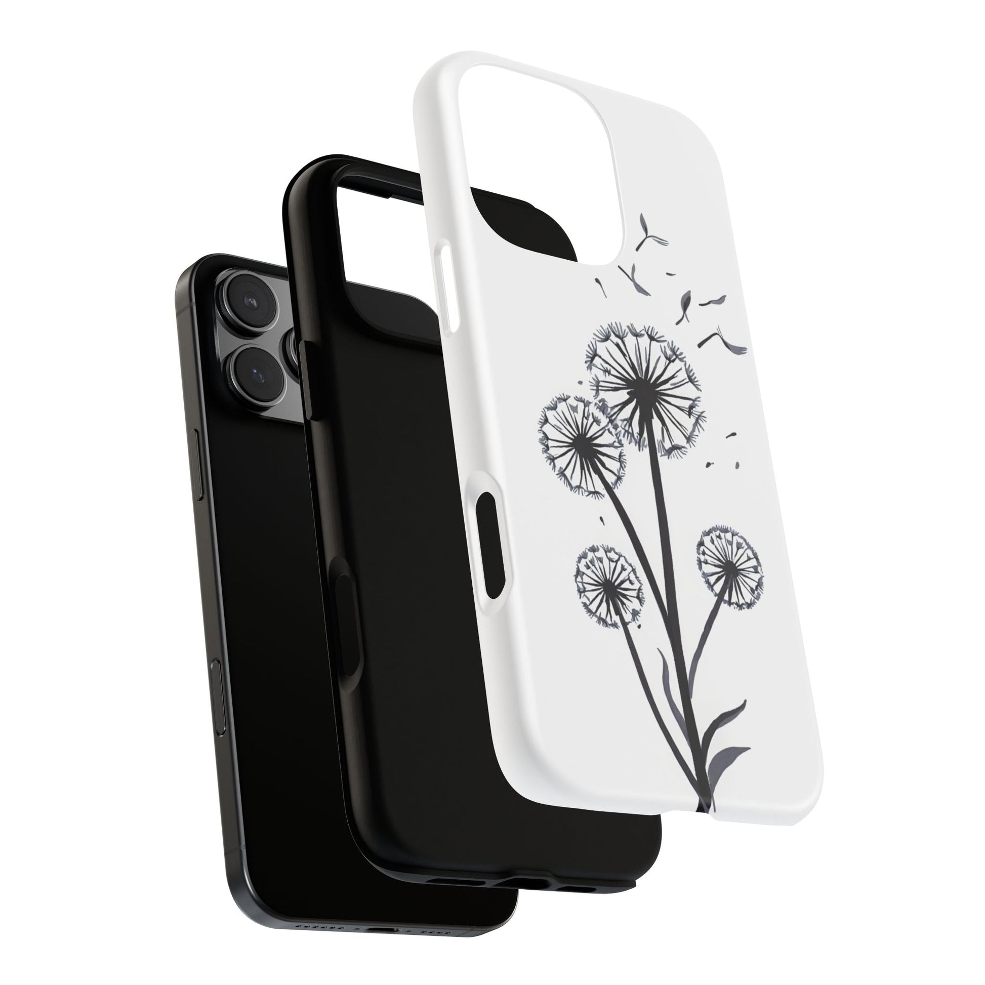iphone case Dandelion Silhouettes