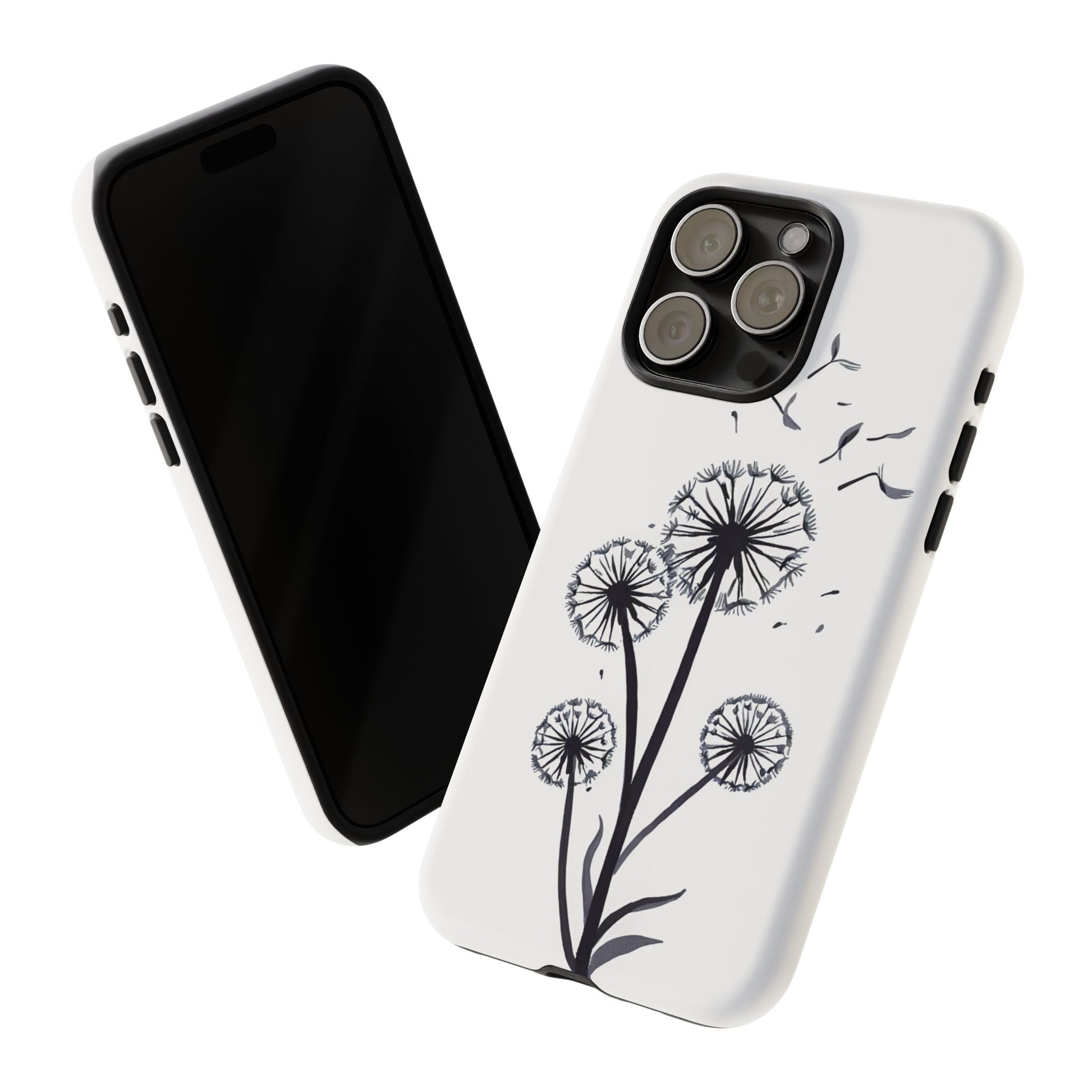 iphone case Dandelion Silhouettes