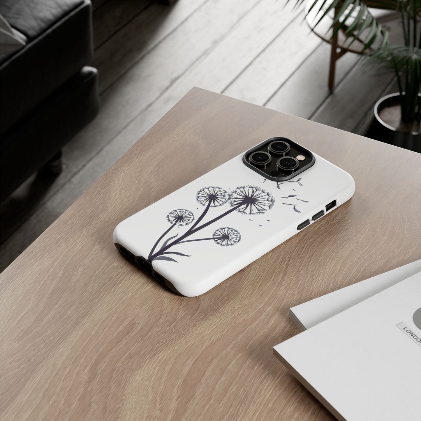 iphone case Dandelion Silhouettes
