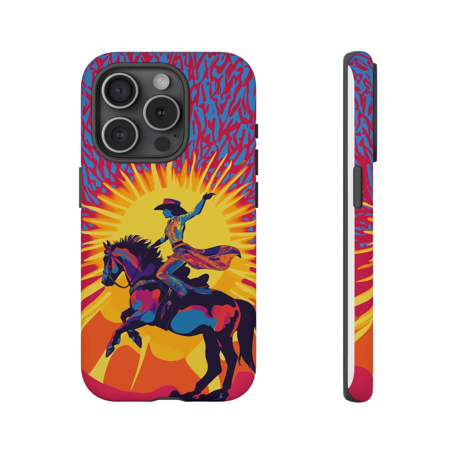 iphone case Electric Rodeo Cowgirl iPhone 15 Pro