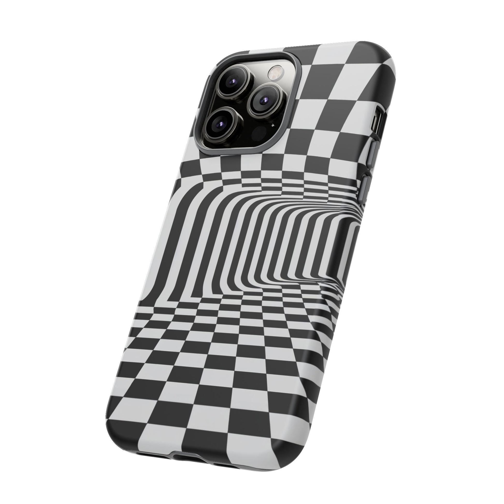 iphone case Endless Checkered Tunnel