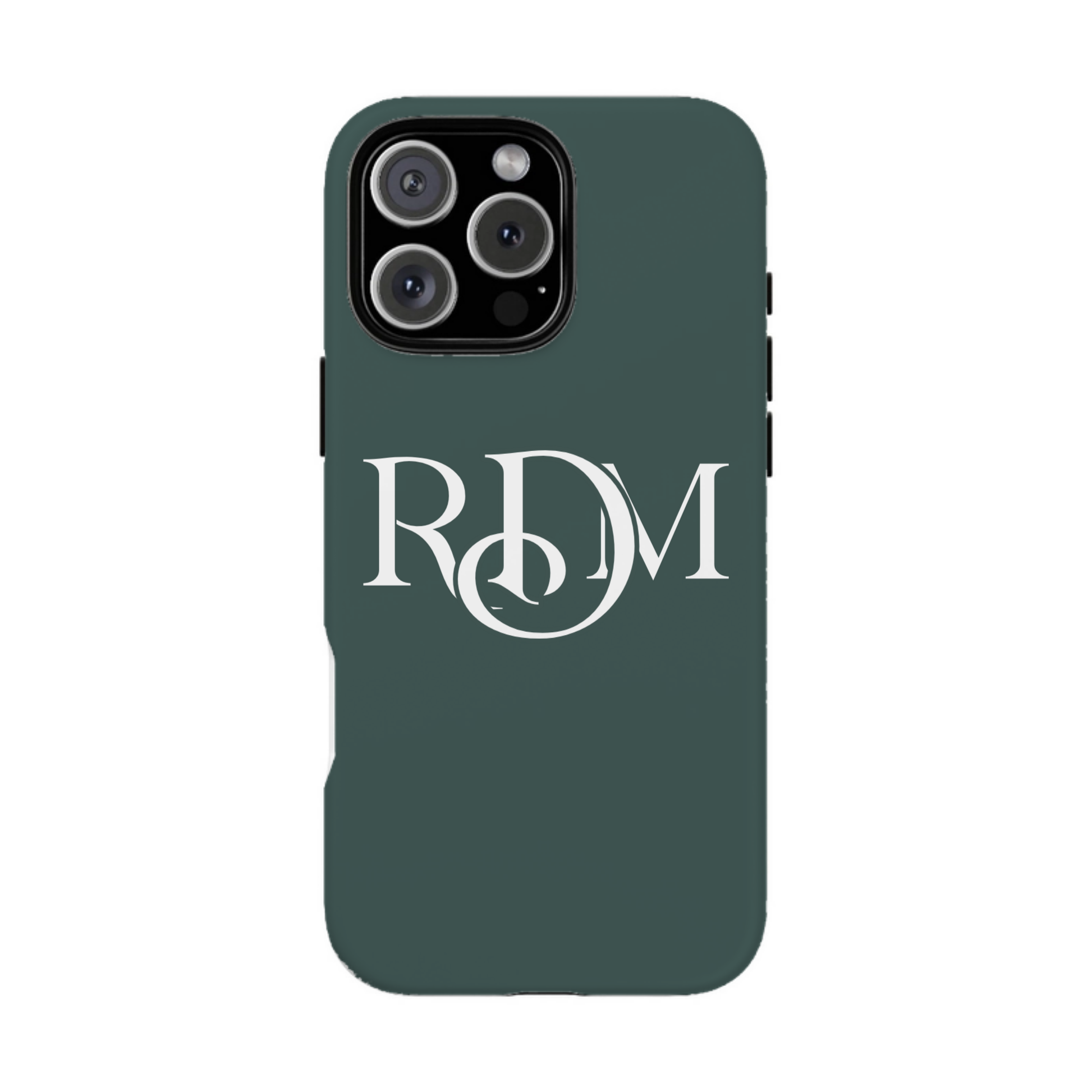 iphone case Evergreen Mist Elegant 3 Initials