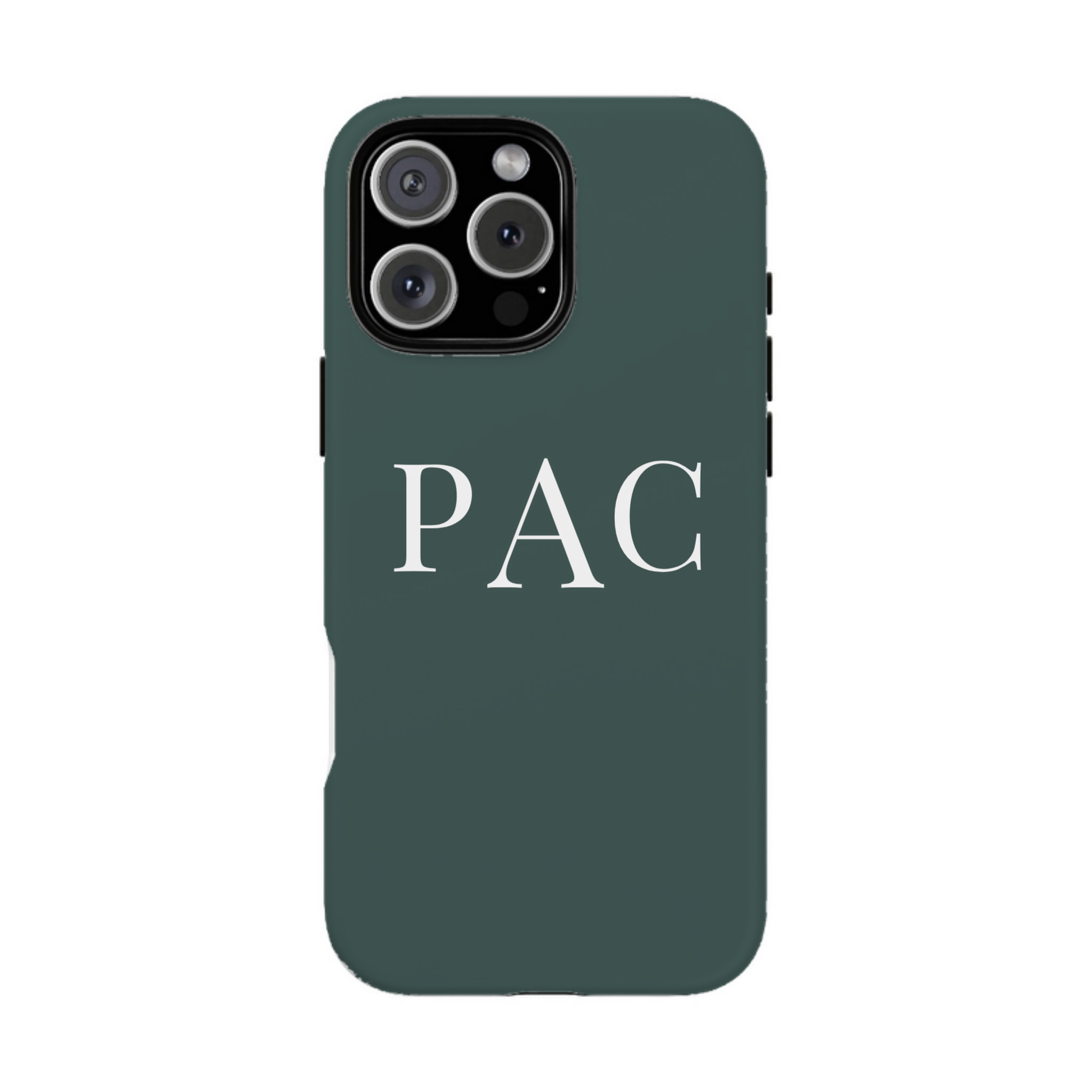 iphone case Evergreen Mist Elegant 3 Initials