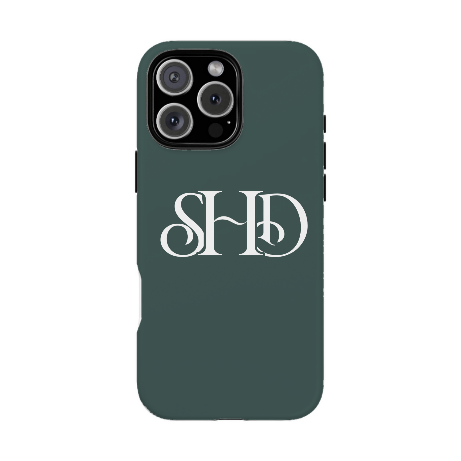 iphone case Evergreen Mist Elegant 3 Initials