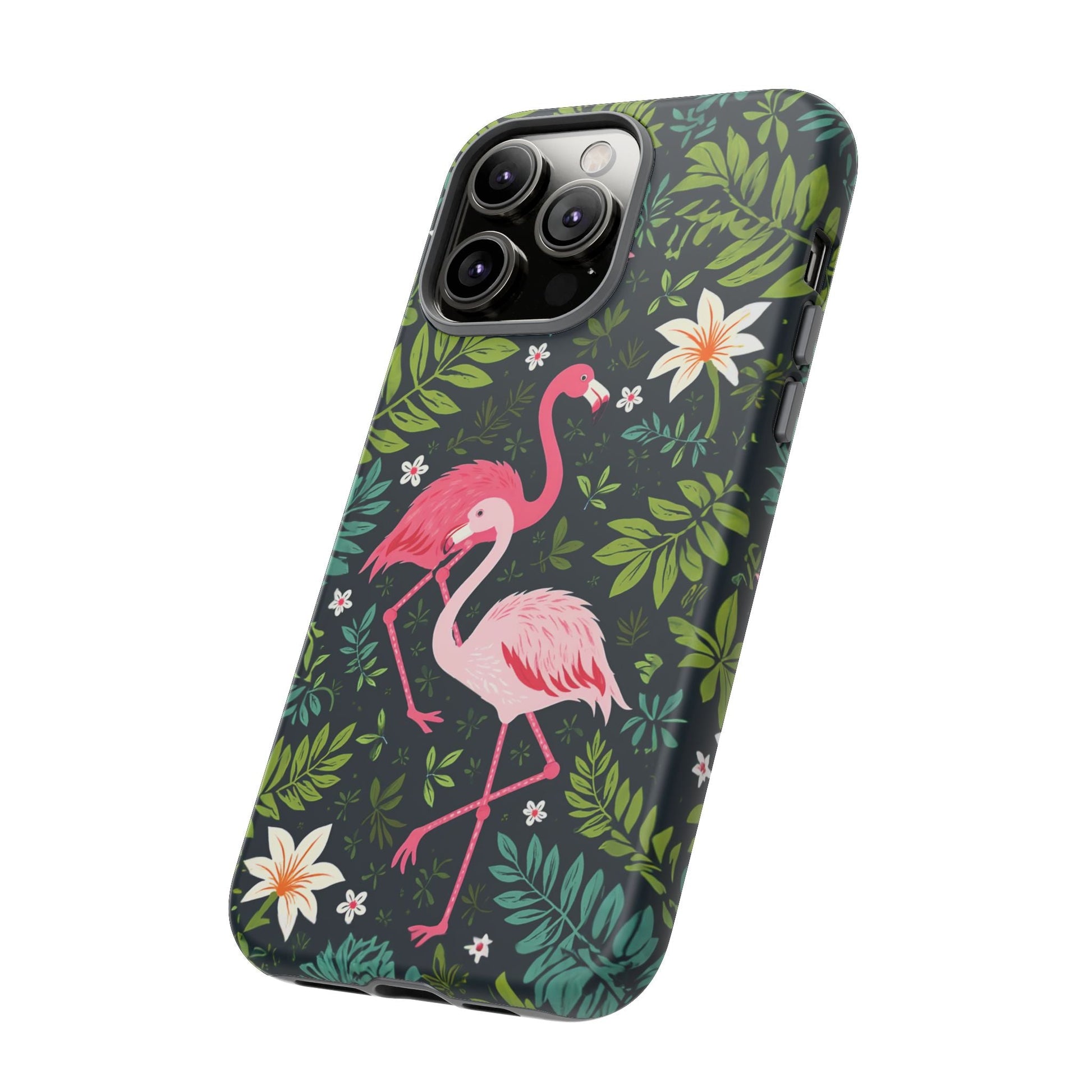 iphone case Flamingo & Flora