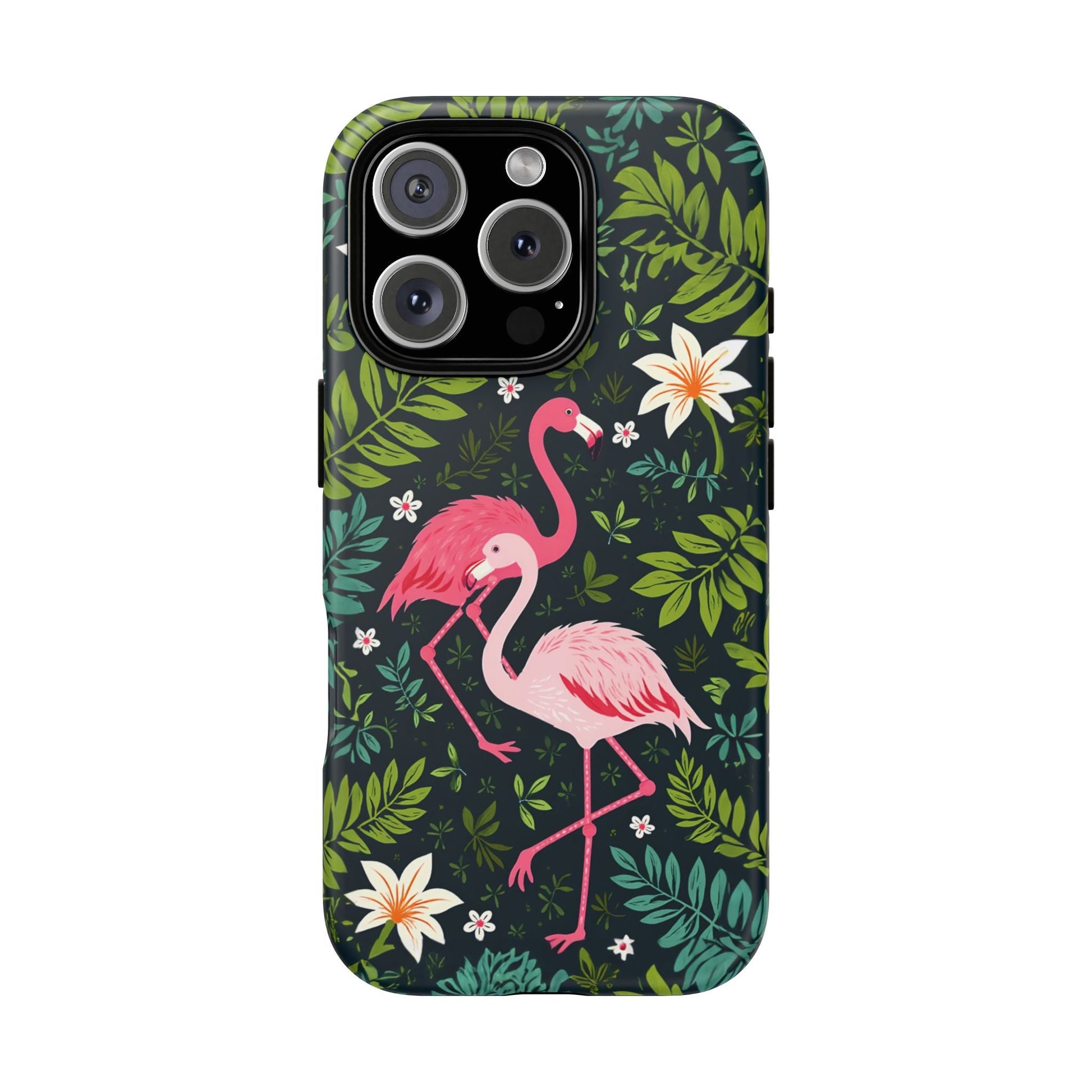 iphone case Flamingo & Flora iPhone 16 Pro