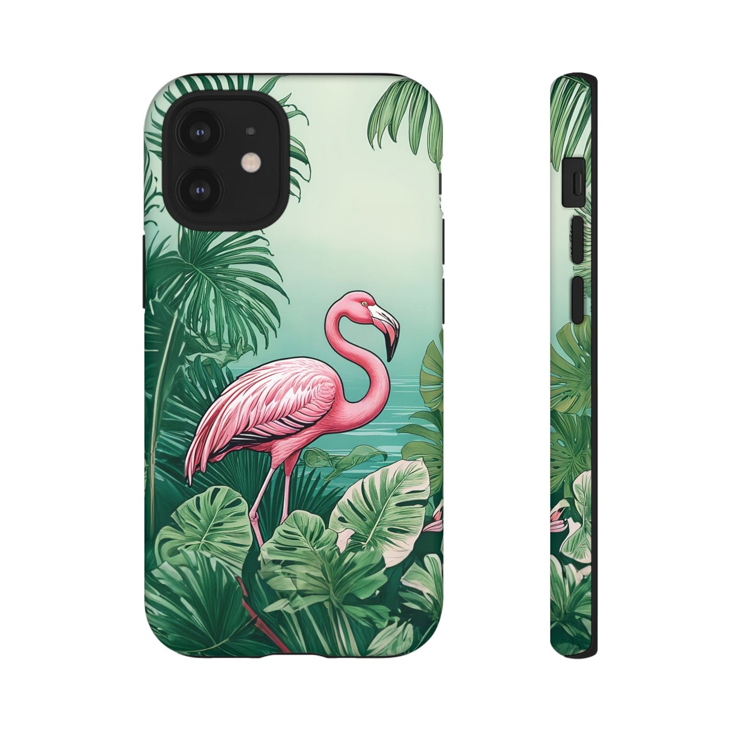 iphone case Flamingo in Palm Paradise iPhone 12 Mini