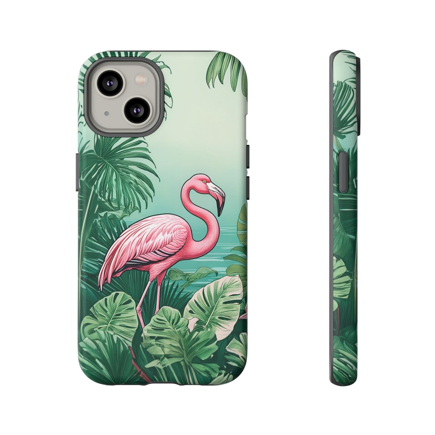 iphone case Flamingo in Palm Paradise iPhone 14