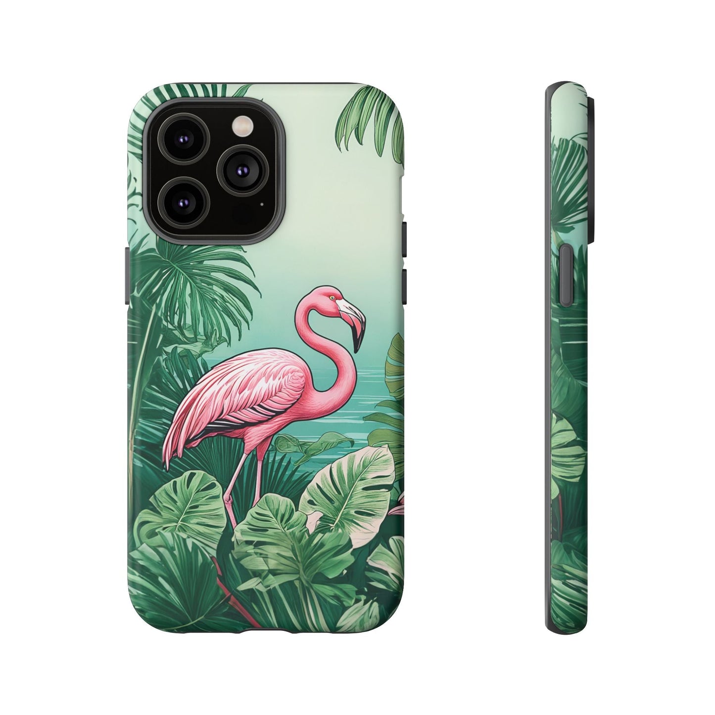 iphone case Flamingo in Palm Paradise iPhone 14 Pro Max