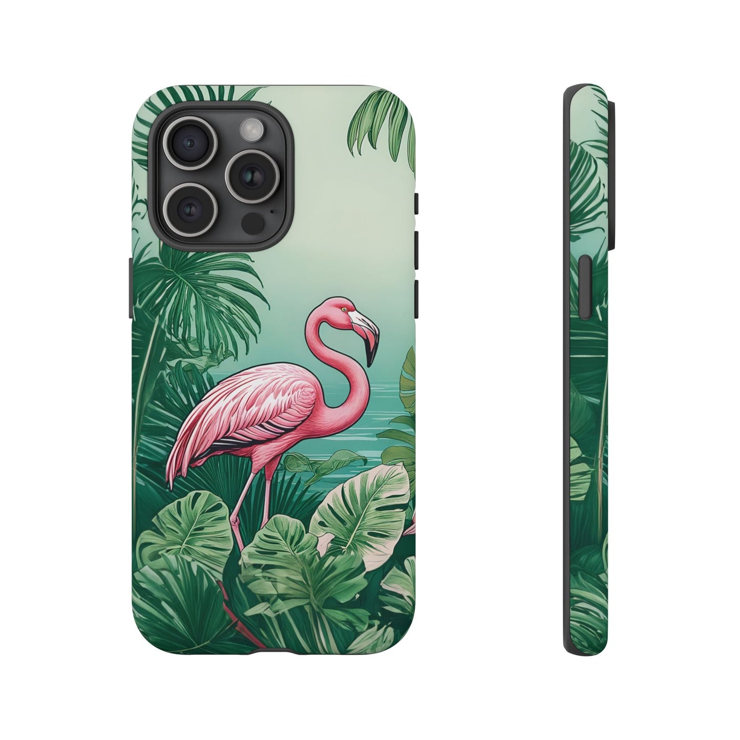 iphone case Flamingo in Palm Paradise iPhone 15 Pro Max