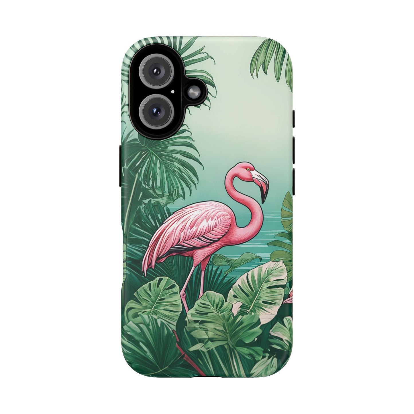 iphone case Flamingo in Palm Paradise iPhone 16