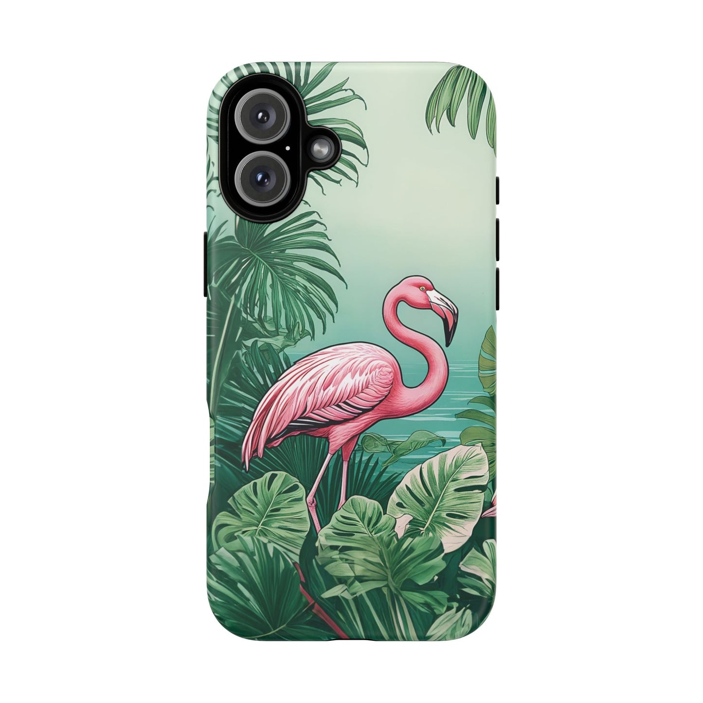iphone case Flamingo in Palm Paradise iPhone 16 Plus