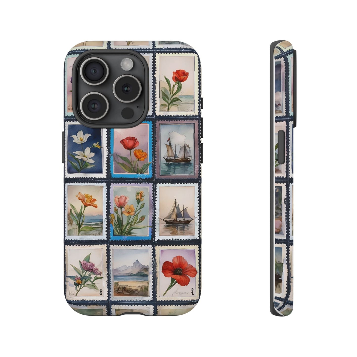 iphone case Floral Stamp Collection iPhone 15 Pro