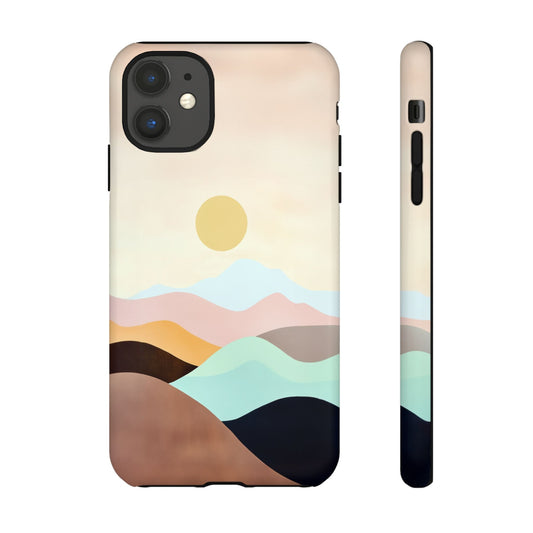 iphone case Geometric Valley Sunset iPhone 11
