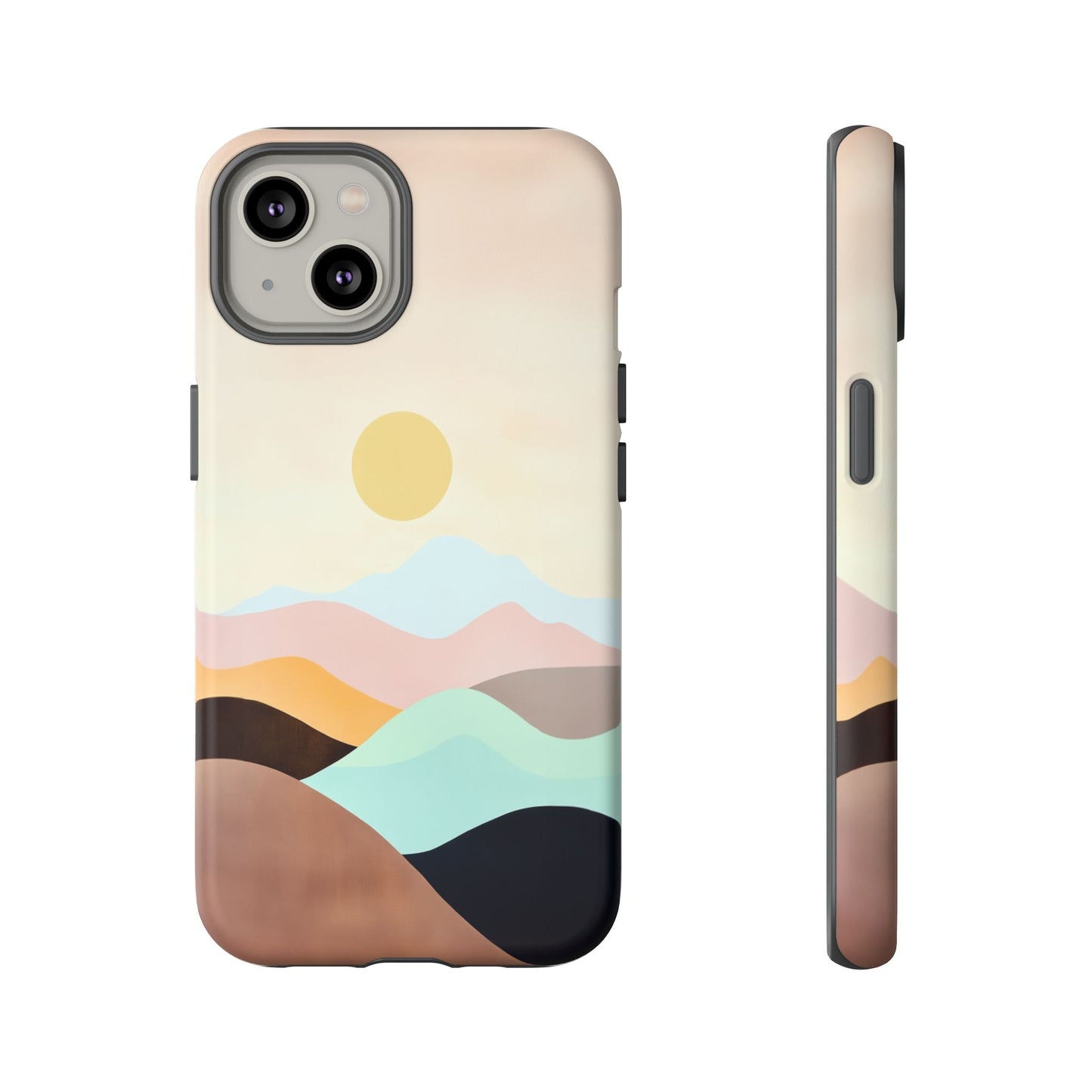 iphone case Geometric Valley Sunset iPhone 14