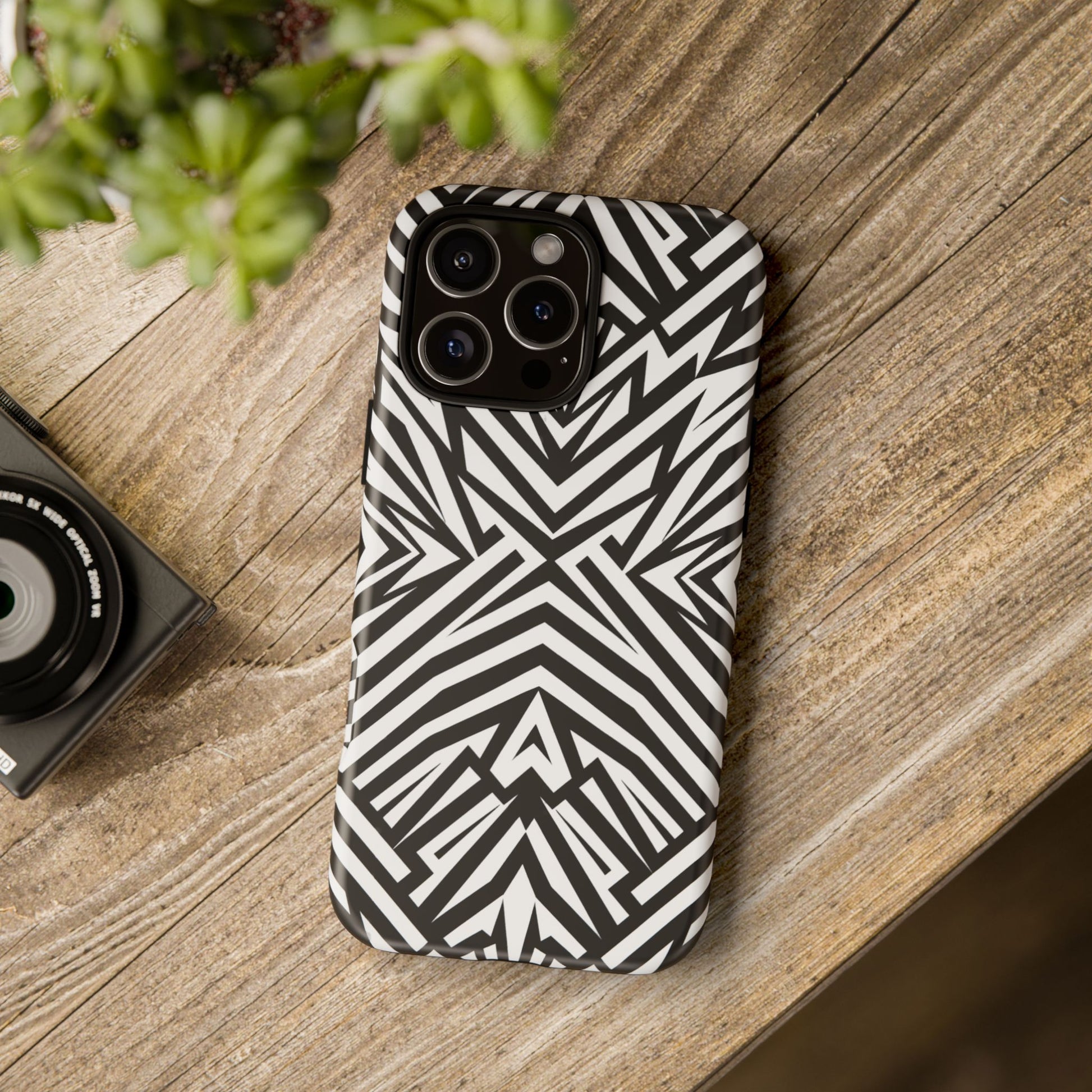 iphone case Geometric Zebra Luxe
