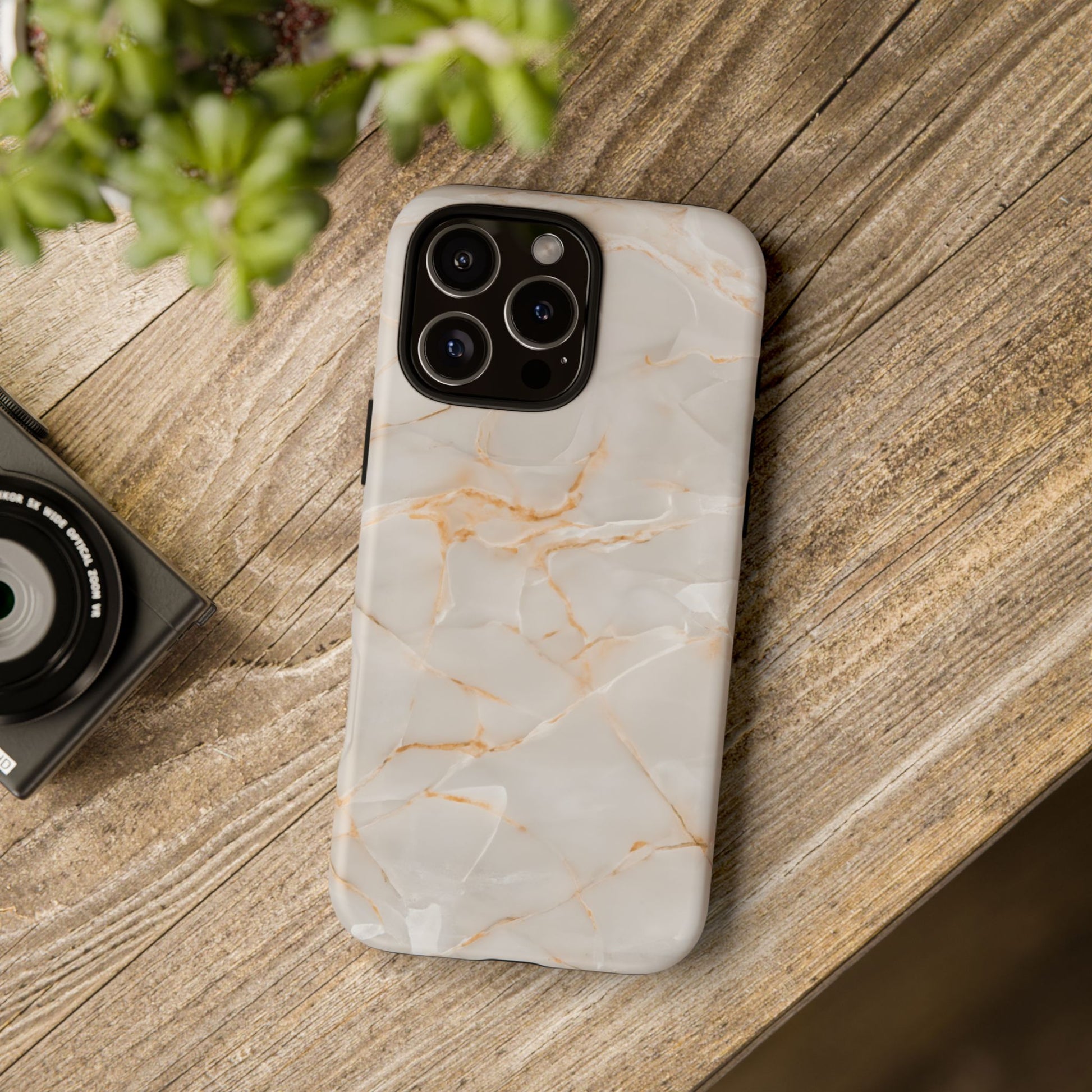 iphone case Golden Marble Veins