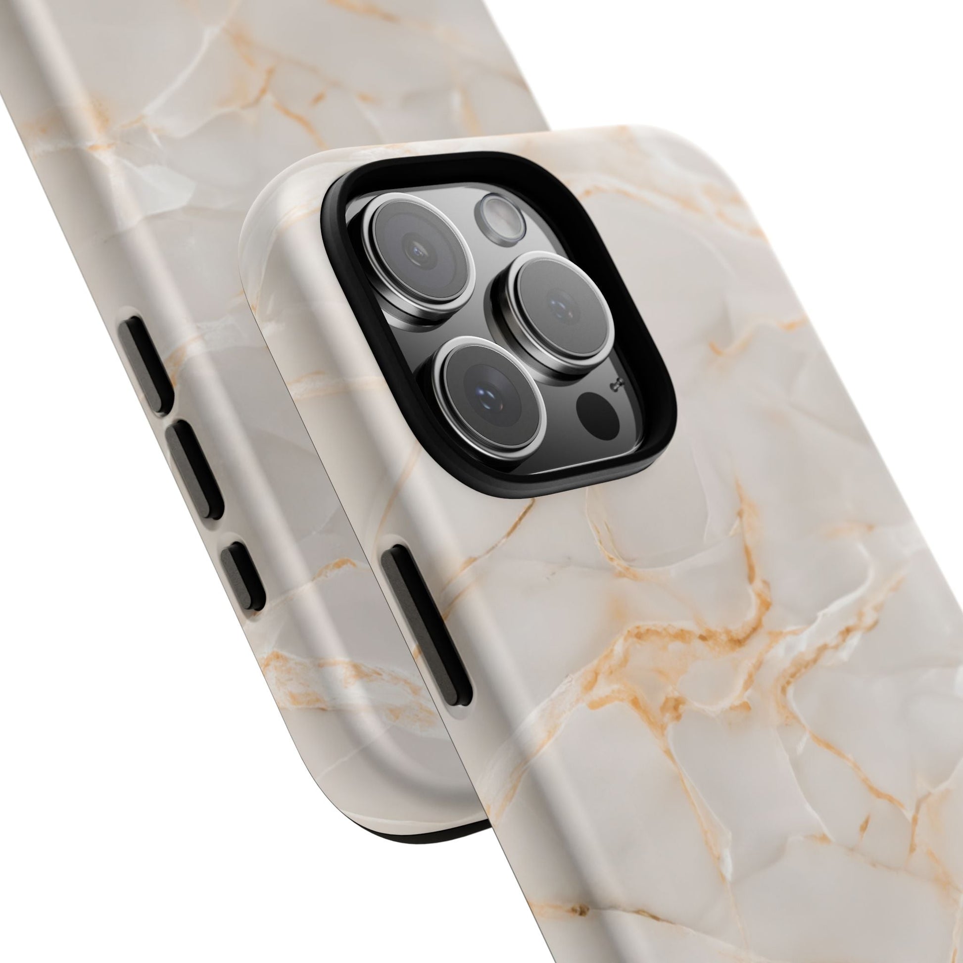 iphone case Golden Marble Veins