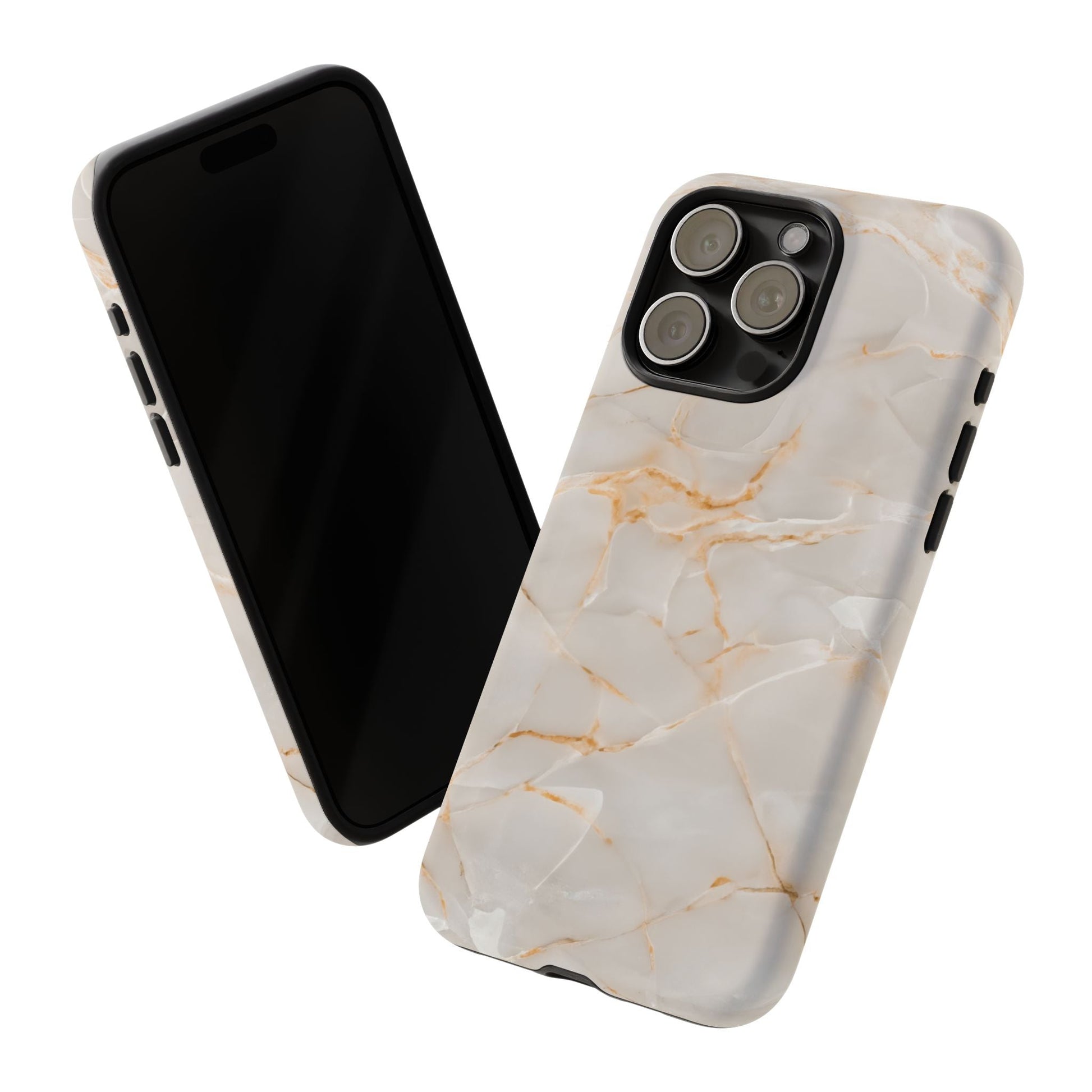 iphone case Golden Marble Veins