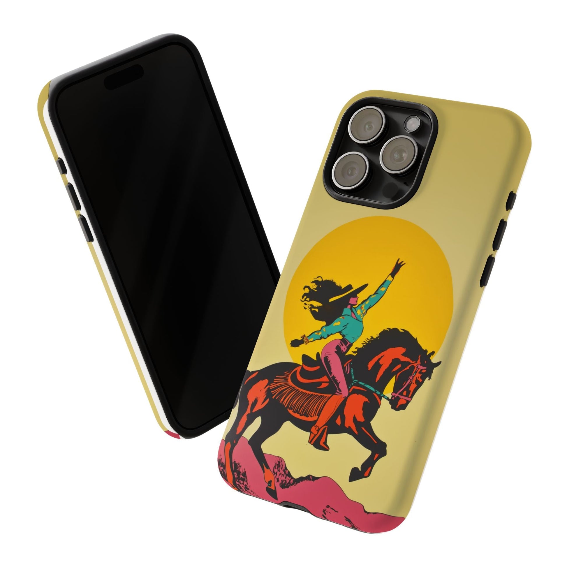 iphone case Golden Sky Cowgirl