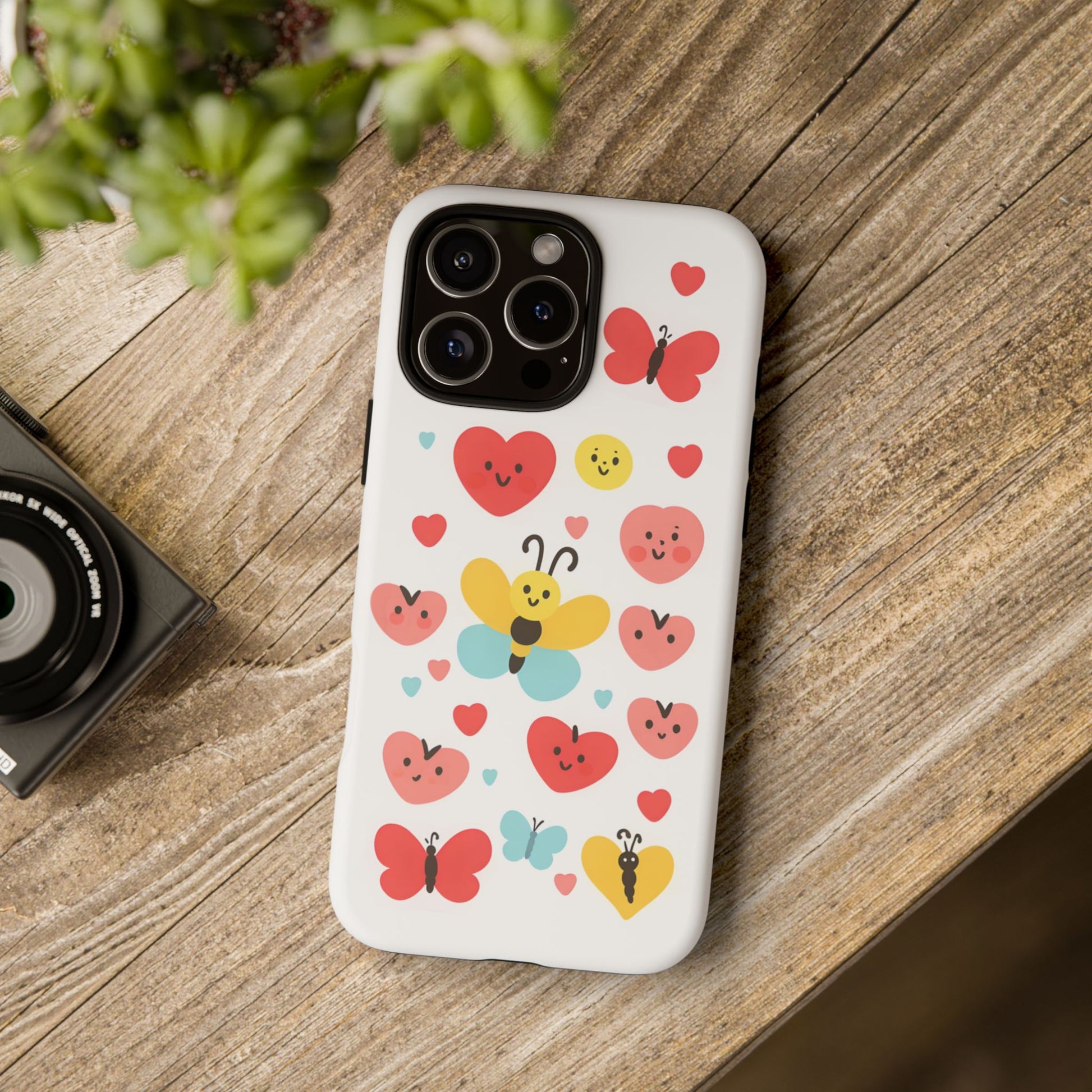 iphone case Happy Hearts Flutter