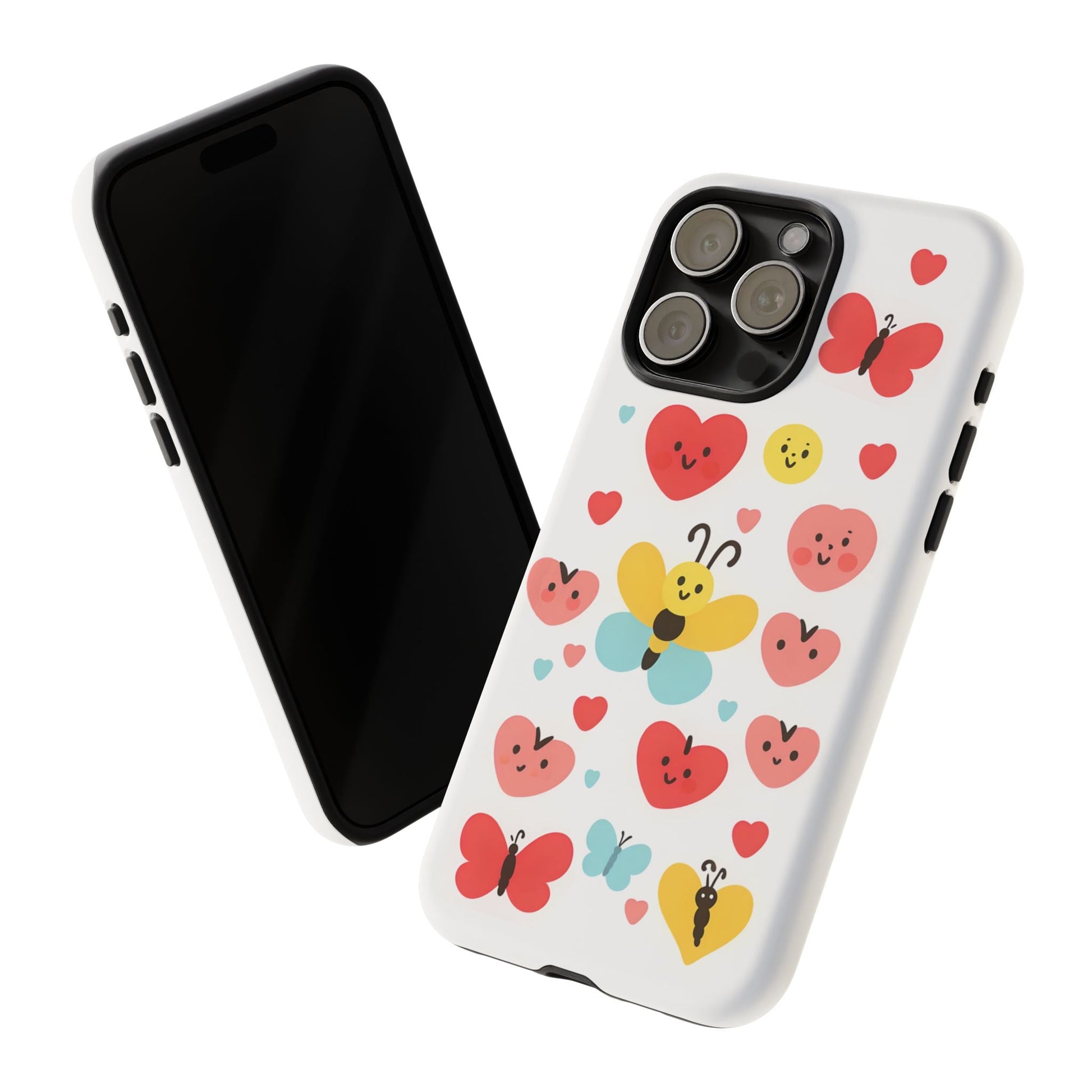 iphone case Happy Hearts Flutter