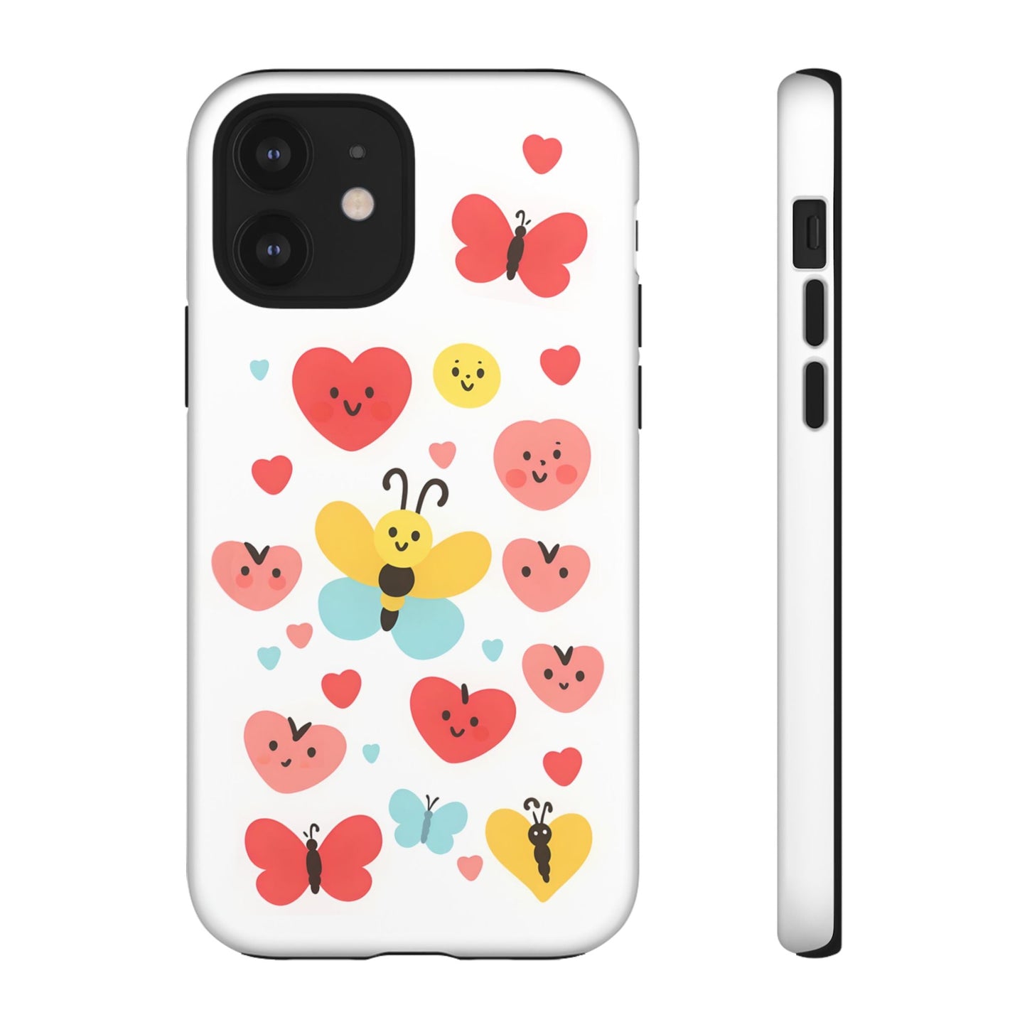 iphone case Happy Hearts Flutter iPhone 12