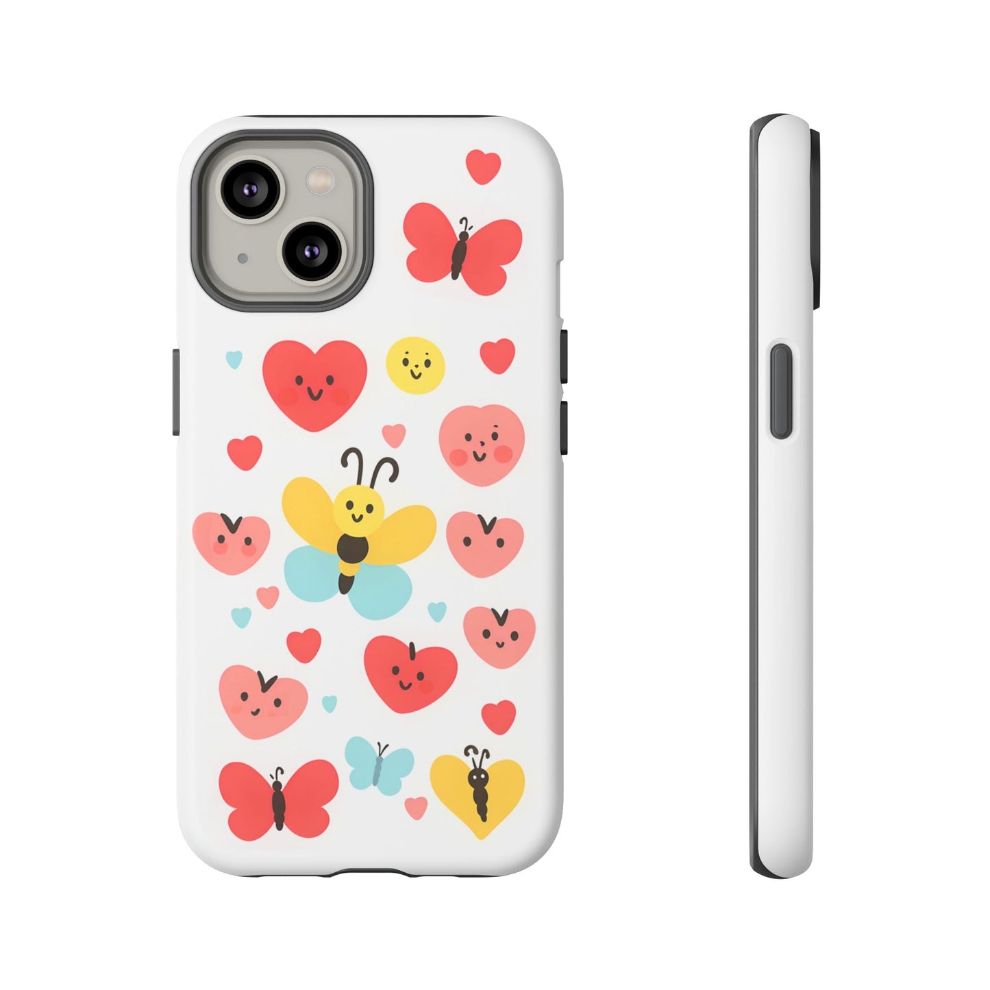 iphone case Happy Hearts Flutter iPhone 14