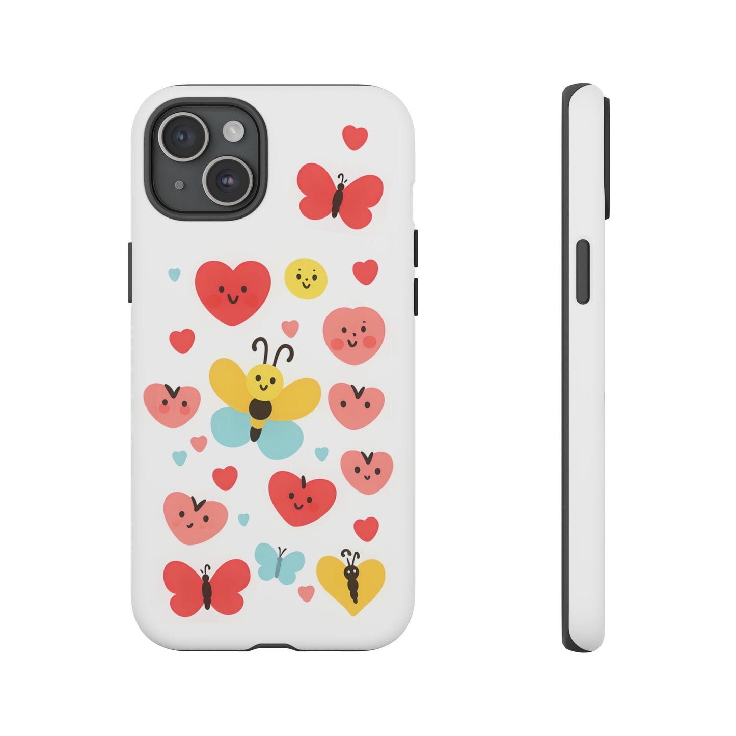 iphone case Happy Hearts Flutter iPhone 15 Plus