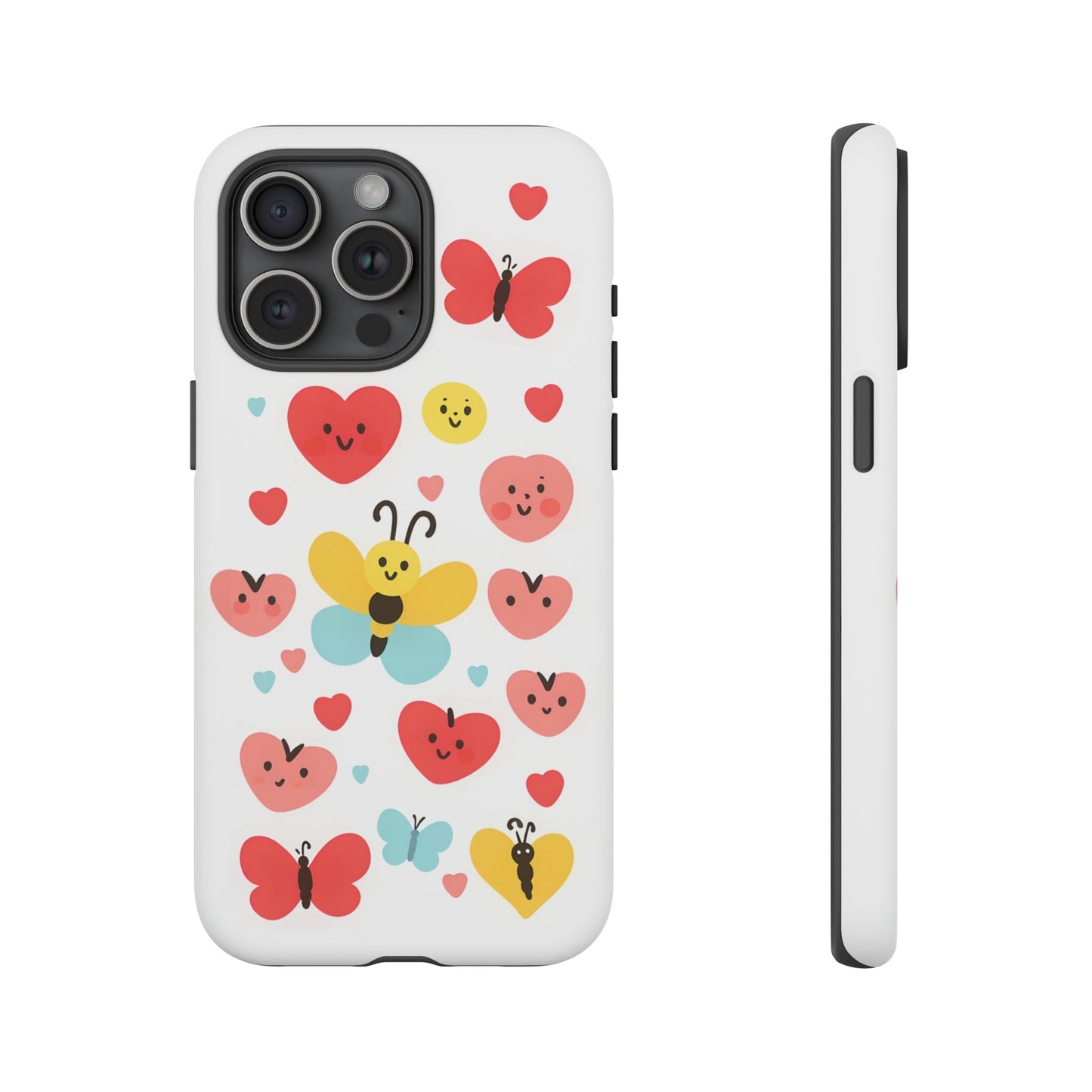 iphone case Happy Hearts Flutter iPhone 15 Pro Max