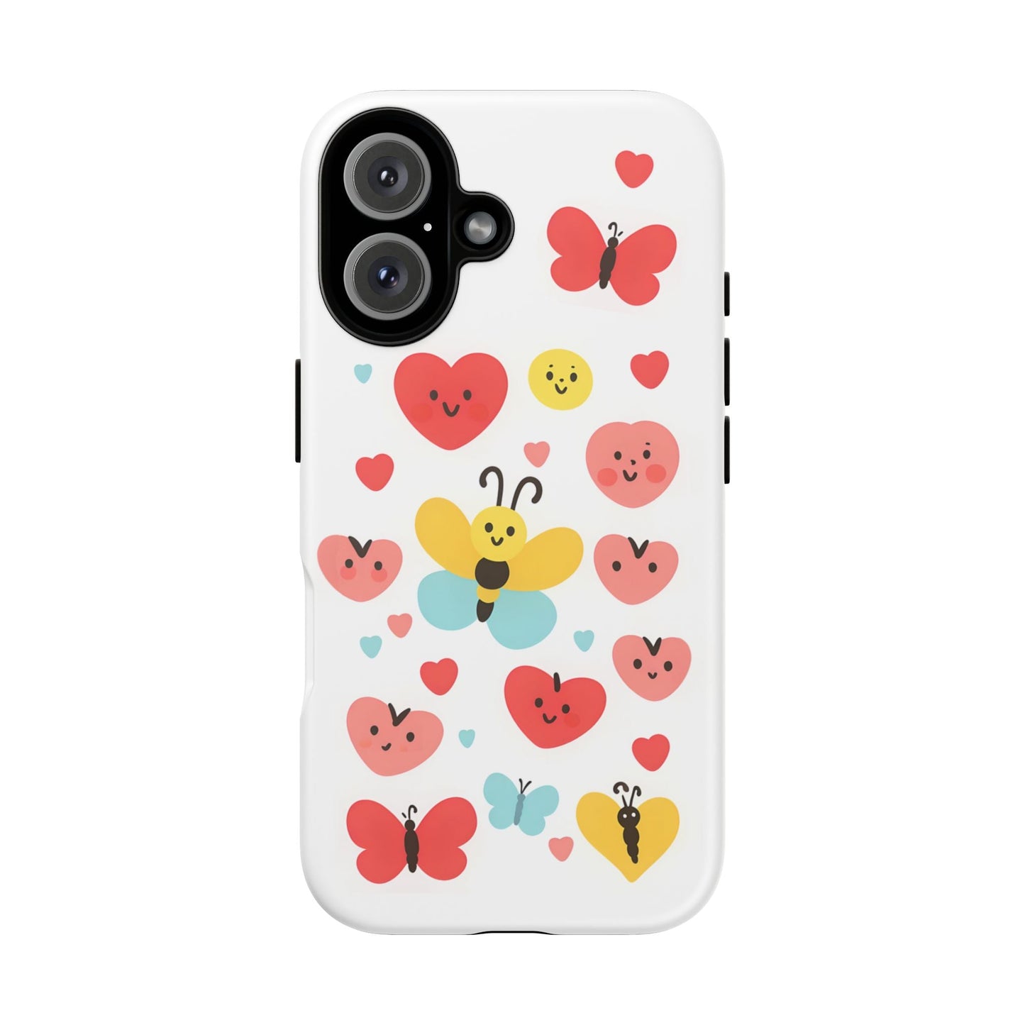 iphone case Happy Hearts Flutter iPhone 16