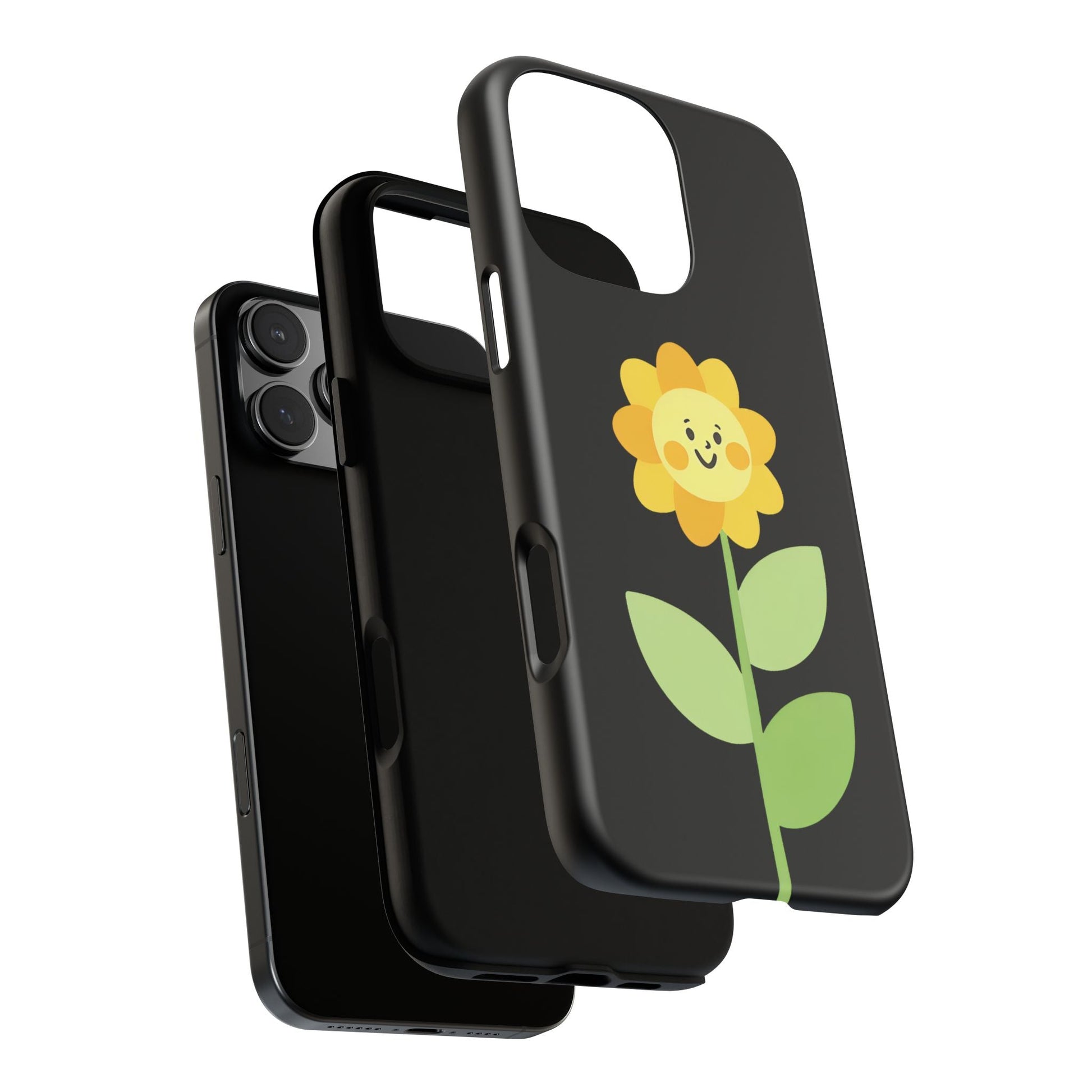 iphone case Happy Sunflower at Midnight